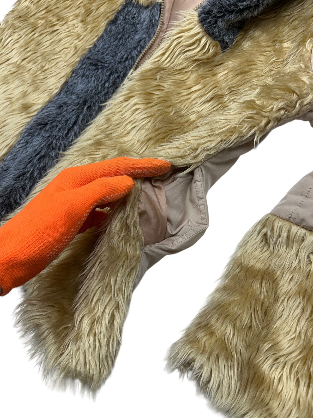 If Six Was Nine × Japanese Brand Vintage y2k Faux Fur Jacket Japanese Style Size L / US 10 / IT 46 - 8 Thumbnail