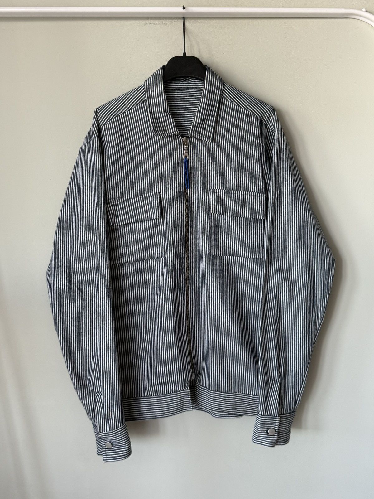 Japanese Brand Comparison will kill you striped overshirt jacket Size US L / EU 52-54 / 3 - 2 Thumbnail