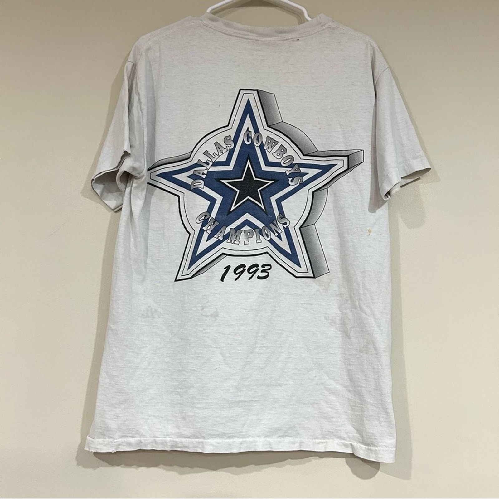 Apex Vintage Thrashed 1993 Dallas Cowboys Shirt Size US L / EU 52-54 / 3 - 2 Thumbnail