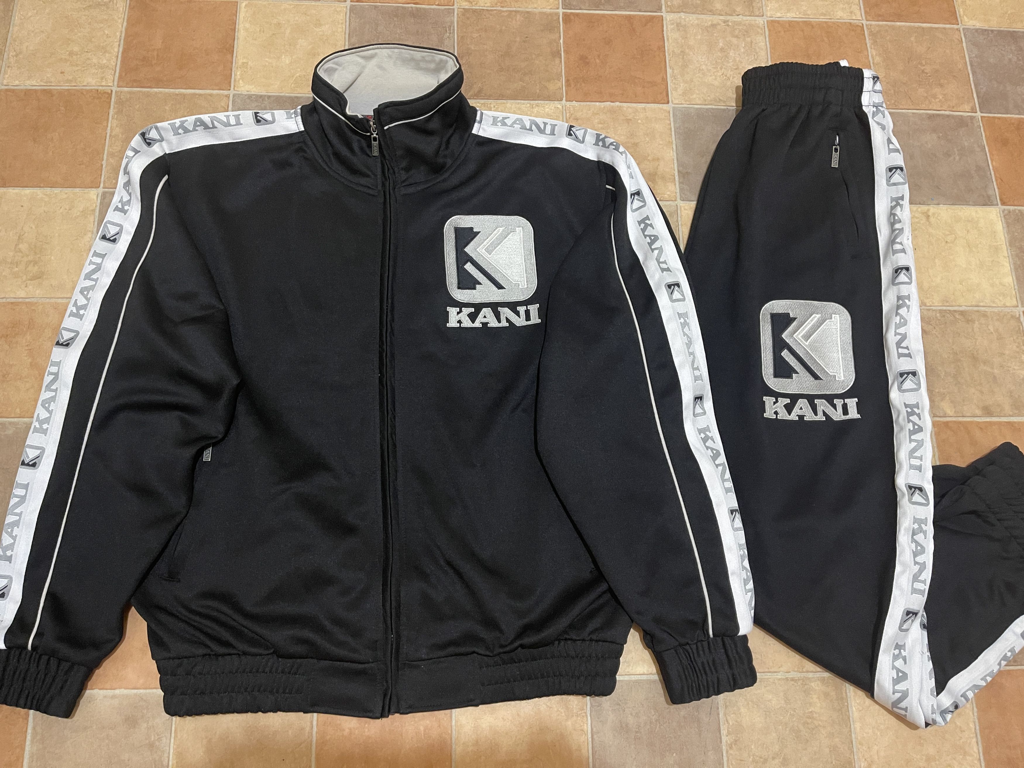 Karl Kani KARL KANI tracksuit, Kani track suit jacket pants set, 90s L Size US L / EU 52-54 / 3 - 2 Thumbnail