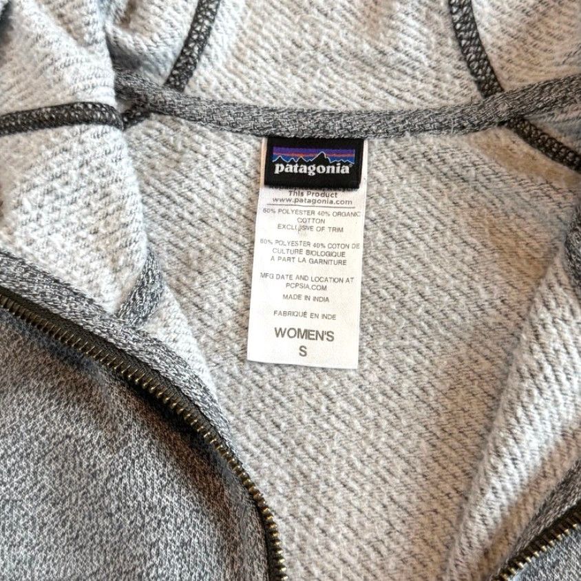 Patagonia Patagonia Women's Full Zip Hoodie Size Small Gray Outdoor Hiking Nature Size S / US 4 / IT 40 - 2 Thumbnail