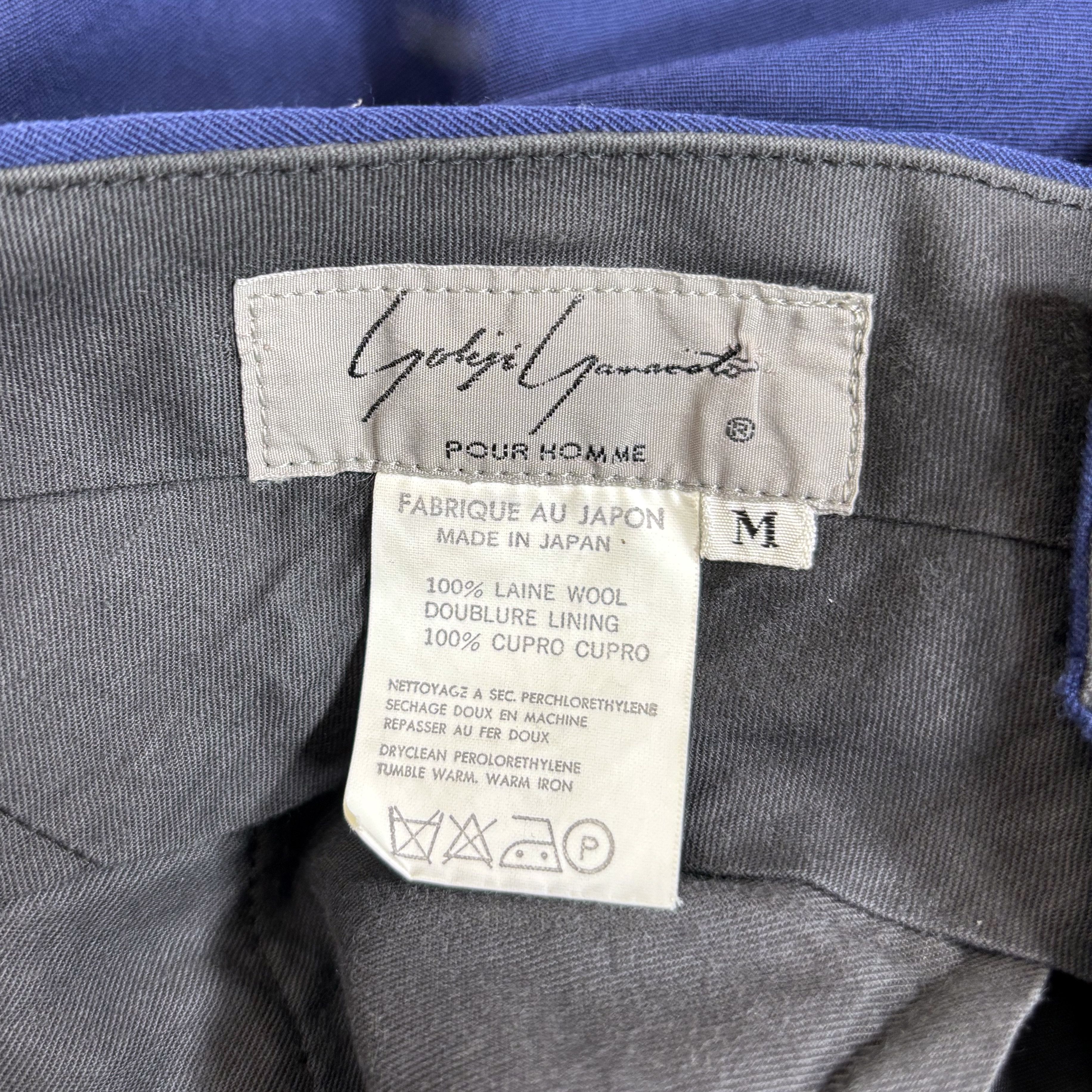 Yohji Yamamoto Vintage Pleated Tailored Trousers Side Buckles Size US 30 / EU 46 - 3 Thumbnail
