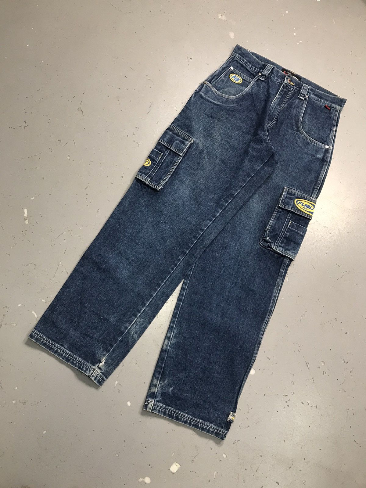 Fubu Vintage Fubu the collection patchwork cargo denim Size US 34 / EU 50 - 3 Thumbnail