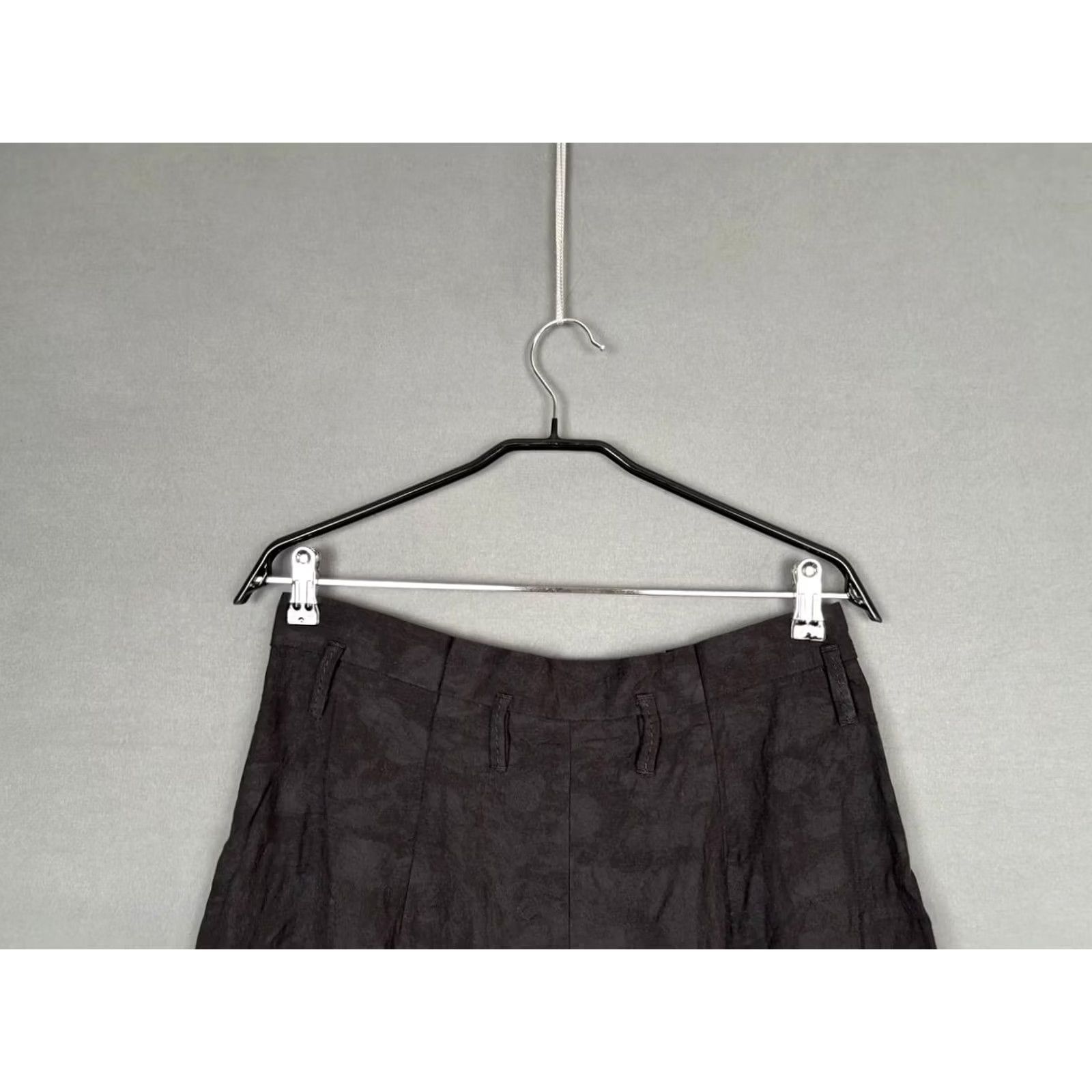 DOROTHEE SCHUMACHER Dorothee Schumacher Skirt Womens 4 Black Line Size Cotton Belt Loop Zipper Size 27" / US 4 / IT 40 - 8 Thumbnail