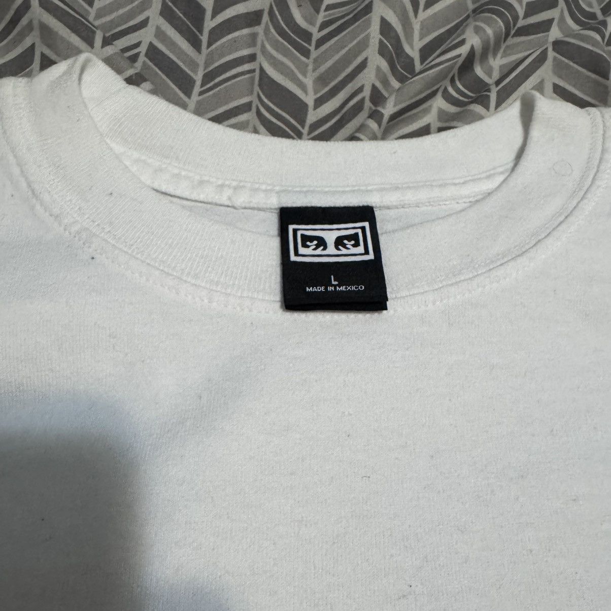 Obey Peace Justice Equality Long Sleeve T-Shirt - White Size US L / EU 52-54 / 3 - 3 Thumbnail