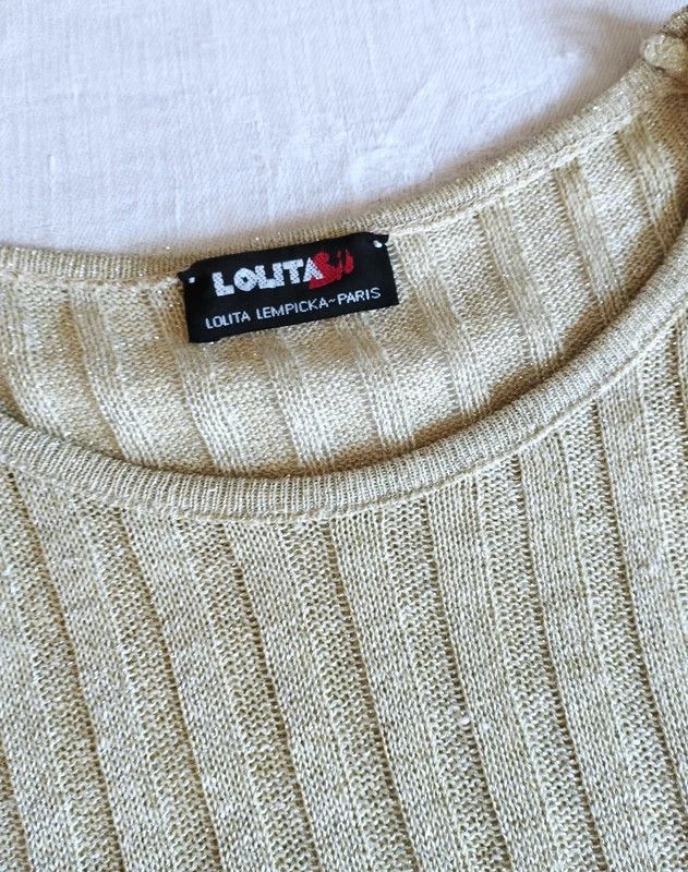 Designer Lolita Lempicka Pull Soirée TS Size S / US 4 / IT 40 - 2 Thumbnail