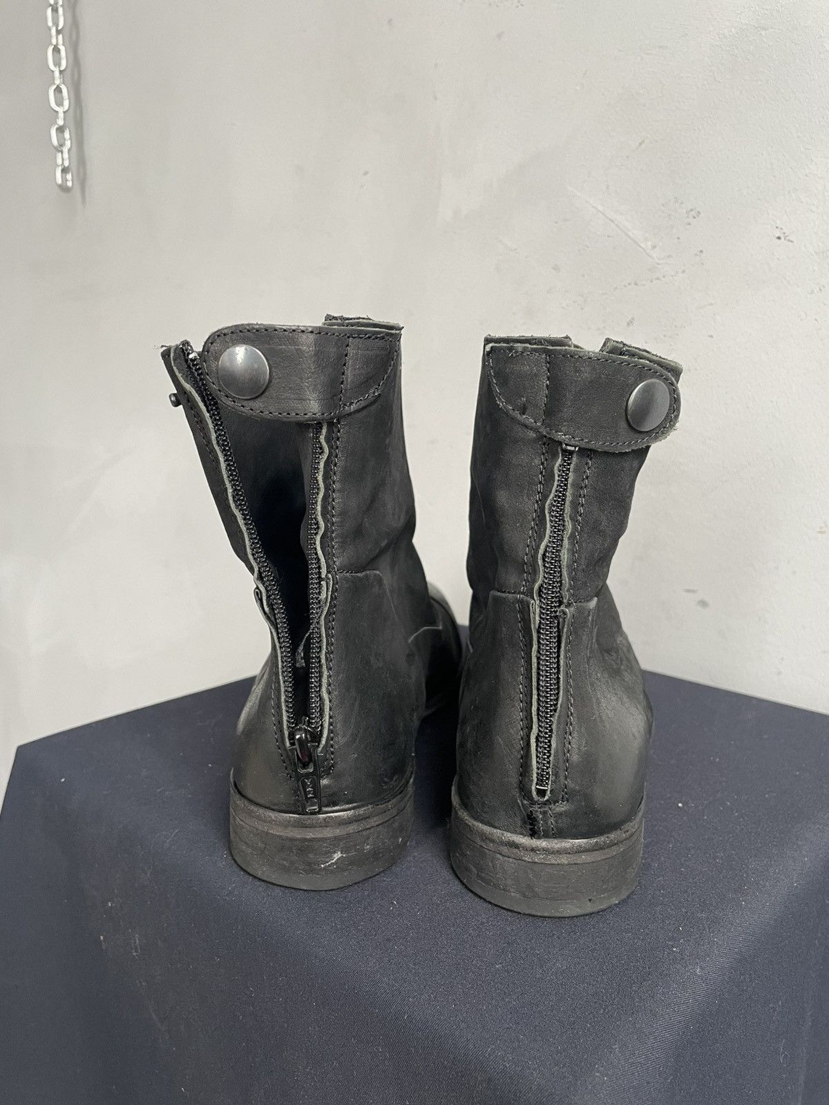Hedi Slimane Rare black opium leather hedi slimane style zipper boots Size US 8 / EU 41 - 8 Thumbnail