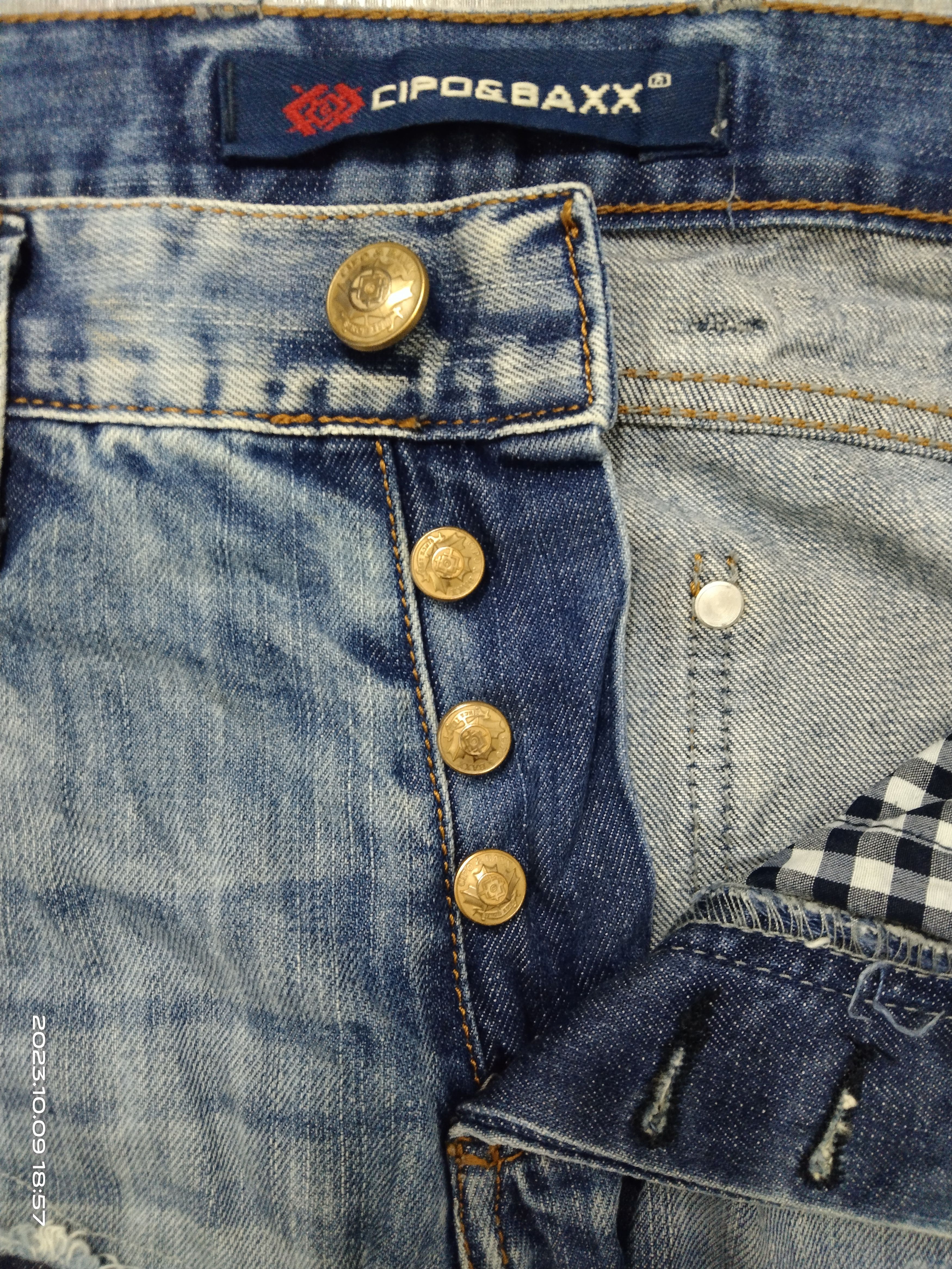 If Six Was Nine SICK RIPED PACTH CEPO&BAXX DENIM PANTS Size US 32 / EU 48 - 8 Thumbnail