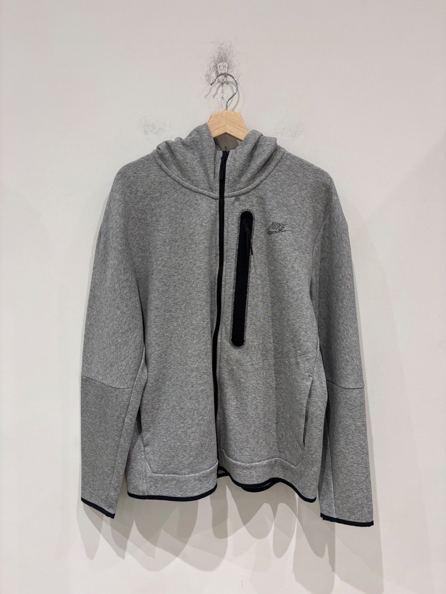 Nike × Stussy Stussy Nike Fleece Zip Hoodie in Gray | Grailed