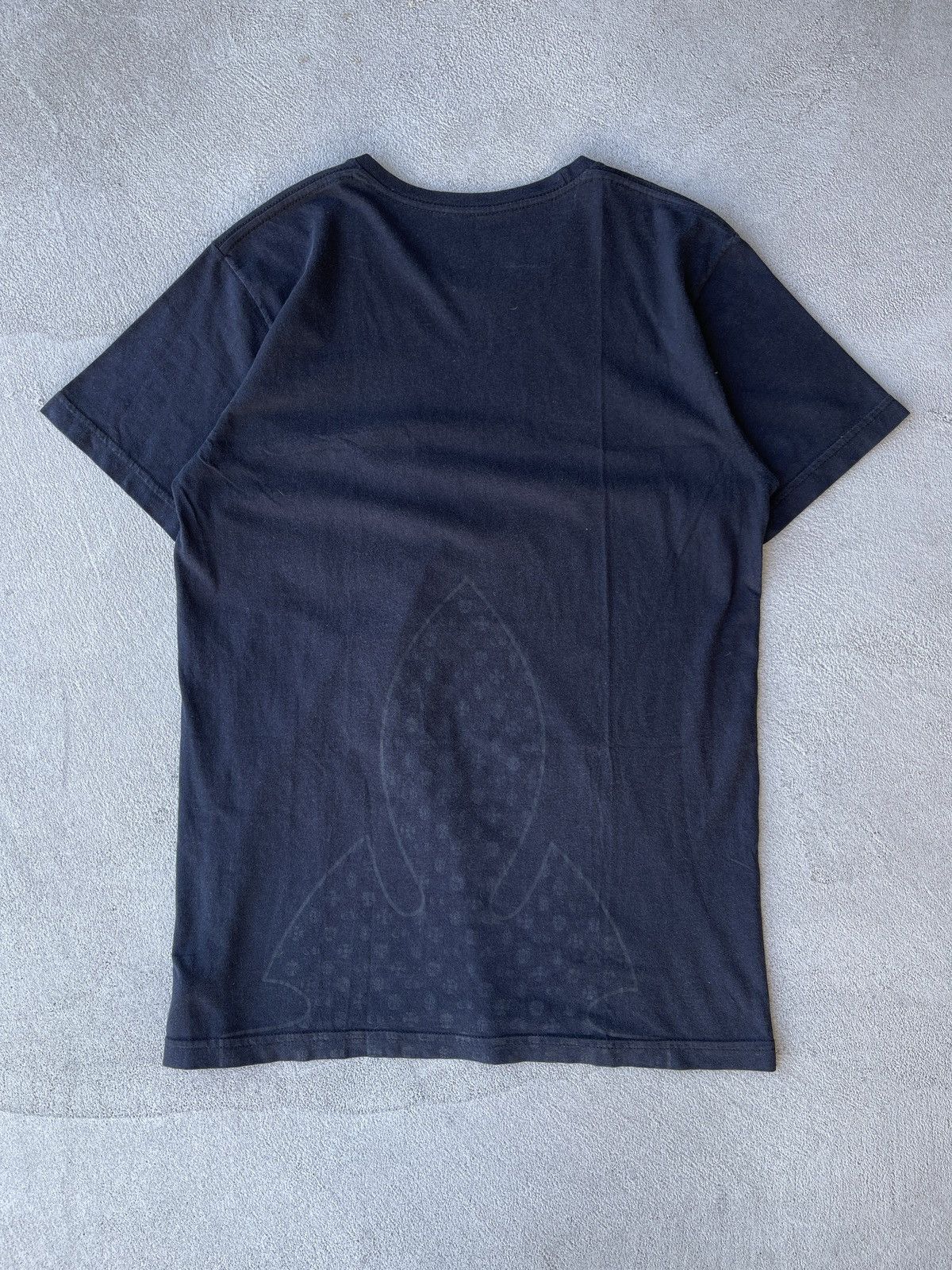 Chrome Hearts STEAL! 2010s Chrome Hearts Half Heart Crosses Pocket Tee Size US M / EU 48-50 / 2 - 3 Thumbnail