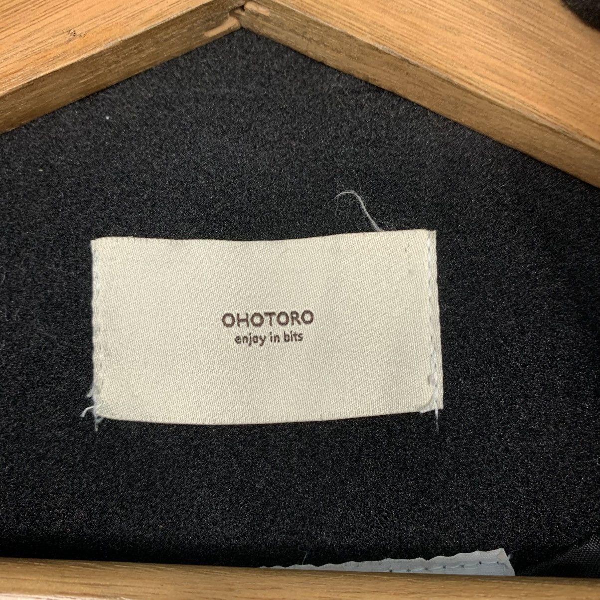 Japanese Brand Japanese Brand Ohotoro Double Breasted Black Coat Size US M / EU 48-50 / 2 - 16 Thumbnail