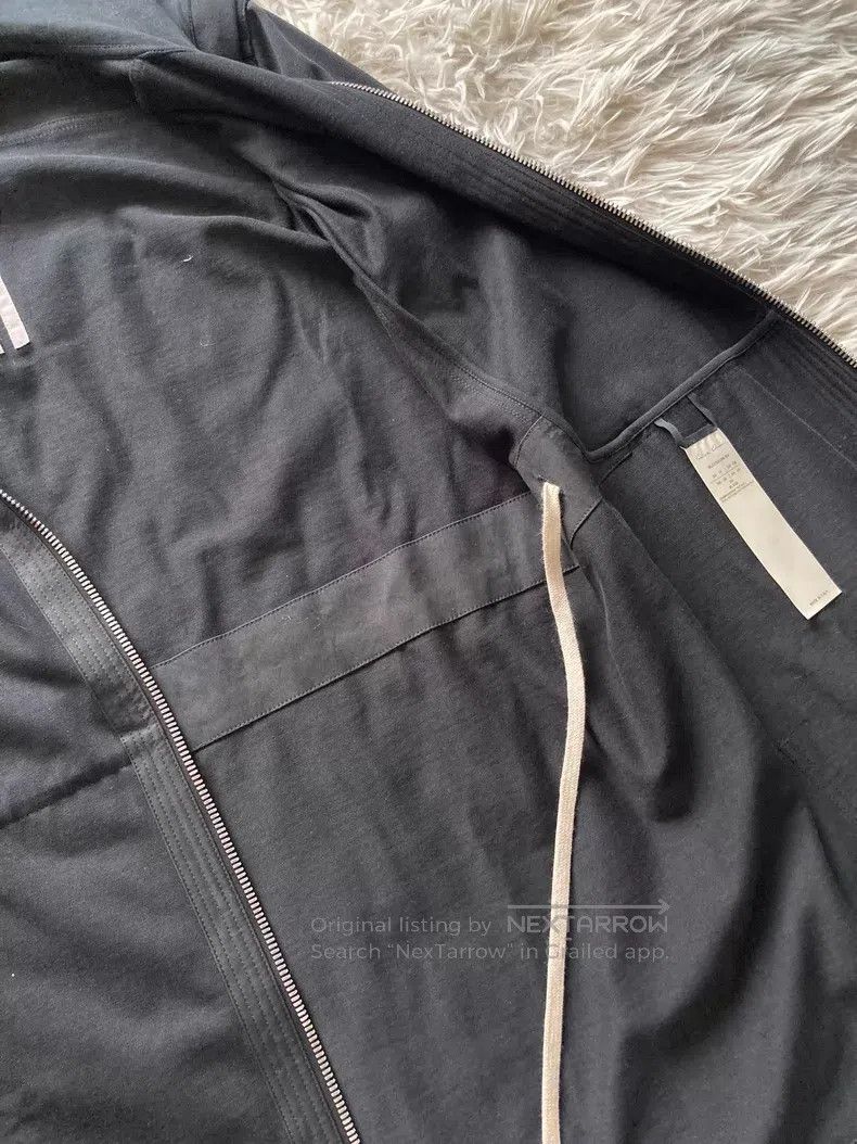 Rick Owens Rick Owens Diablo Drawstring Adjustable Mid-Length Zip Hoo Size US XS / EU 42 / 0 - 5 Thumbnail