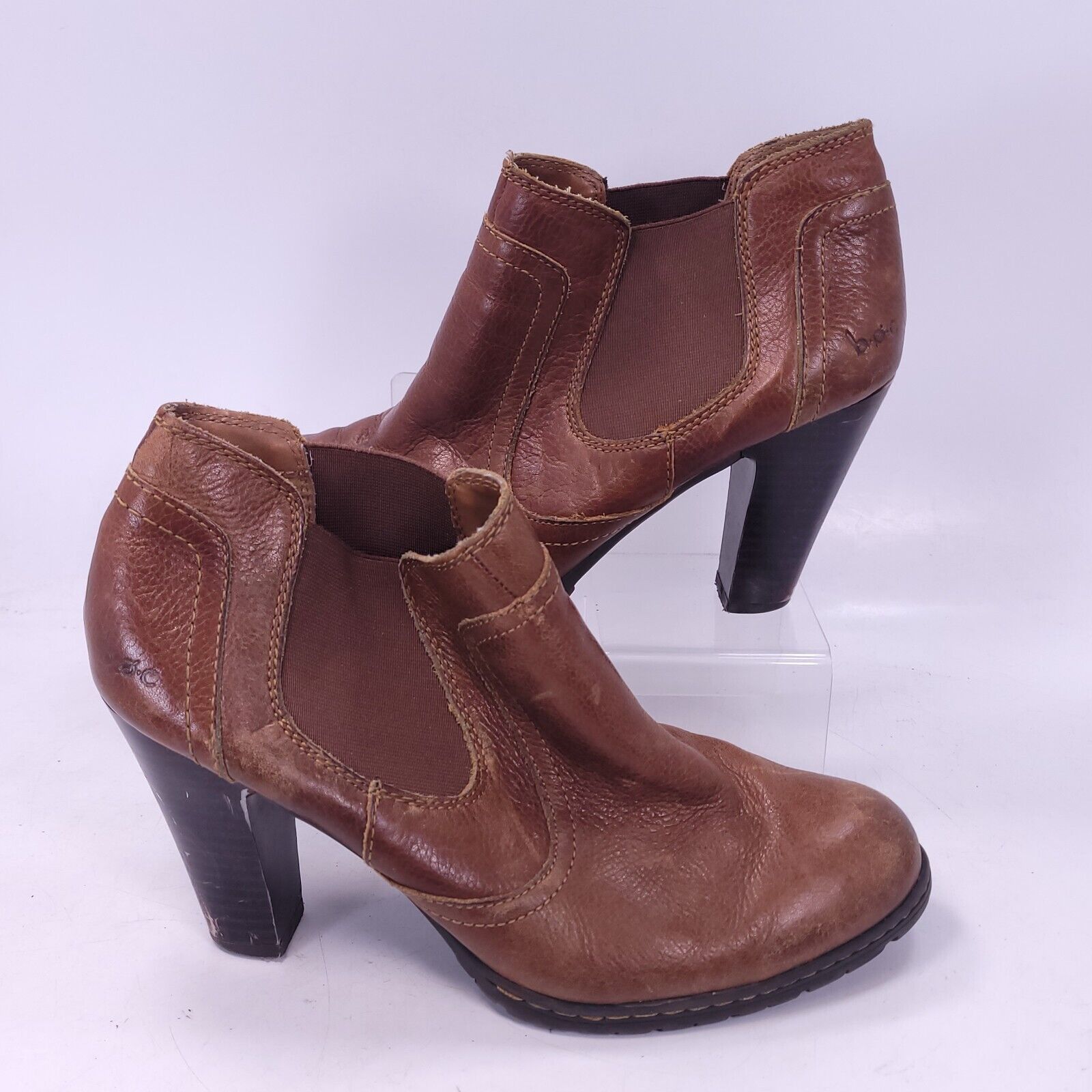 Born b.o.c. Born Casual Heeled Boot Womens Size 8.5 BC4583 Brown Size US 8.5 / IT 38.5 - 6 Thumbnail