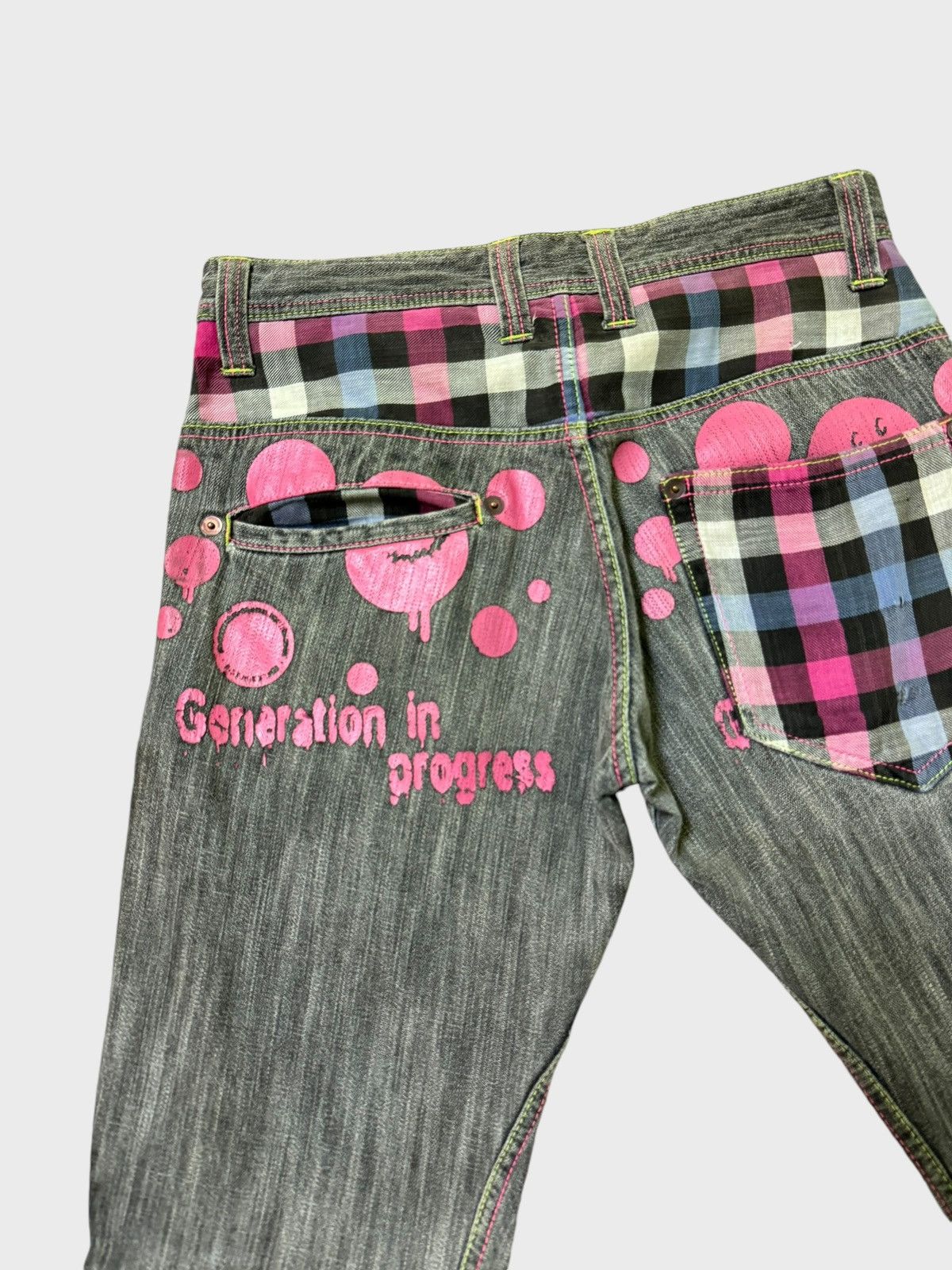 If Six Was Nine Dominate Handcrafted Plaid Tartans Junya Watanabe Denim Size US 32 / EU 48 - 12 Thumbnail