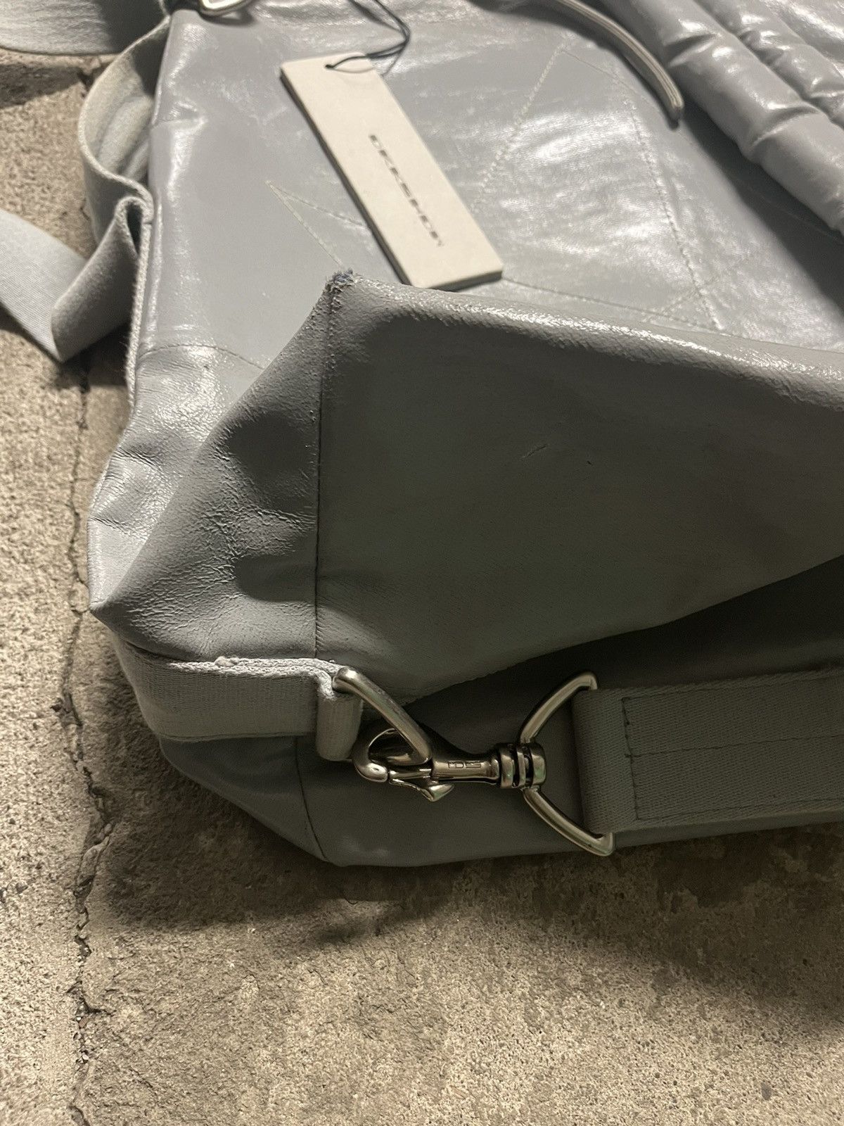 Rick Owens Drkshdw 2016 Rick Owens DRKSHDW Coated Canvas Bucket Shoulder Bag 🪣 Size ONE SIZE - 6 Thumbnail