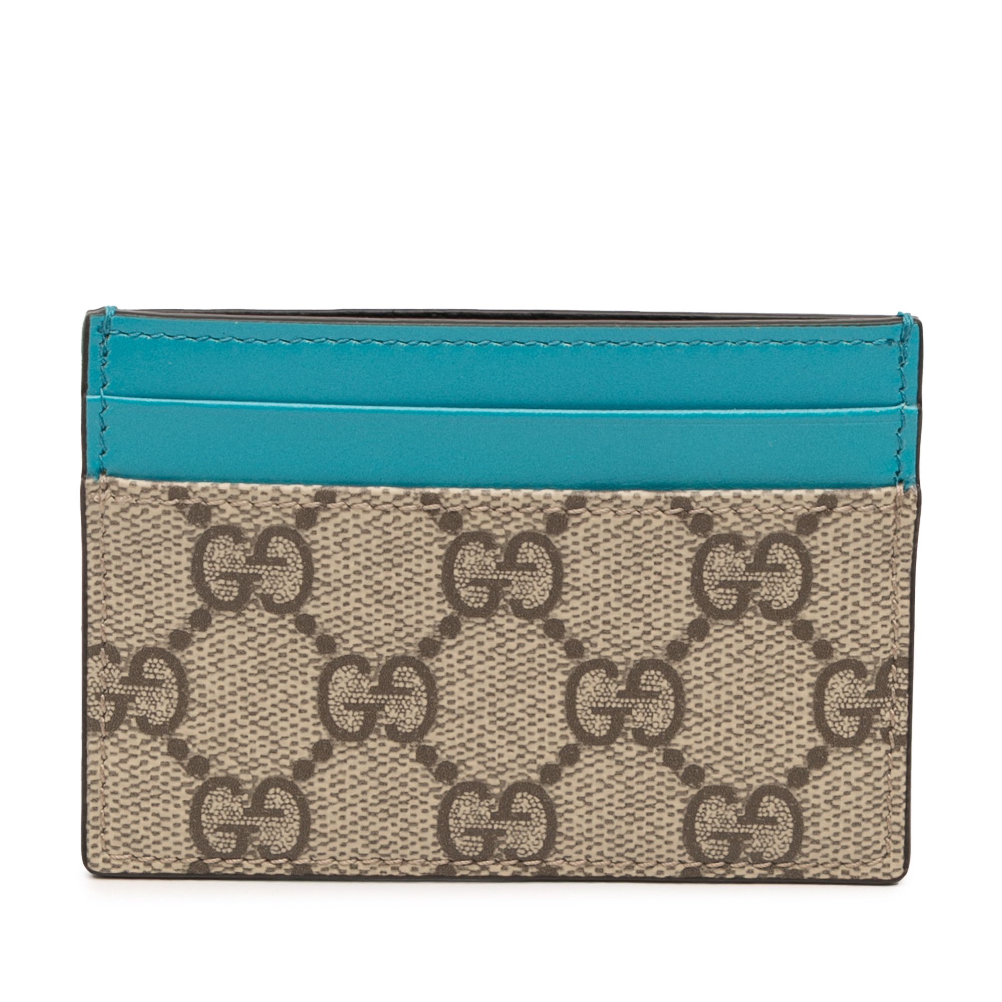 Gucci Gucci GG Supreme Card Holder Size ONE SIZE - 1 Thumbnail