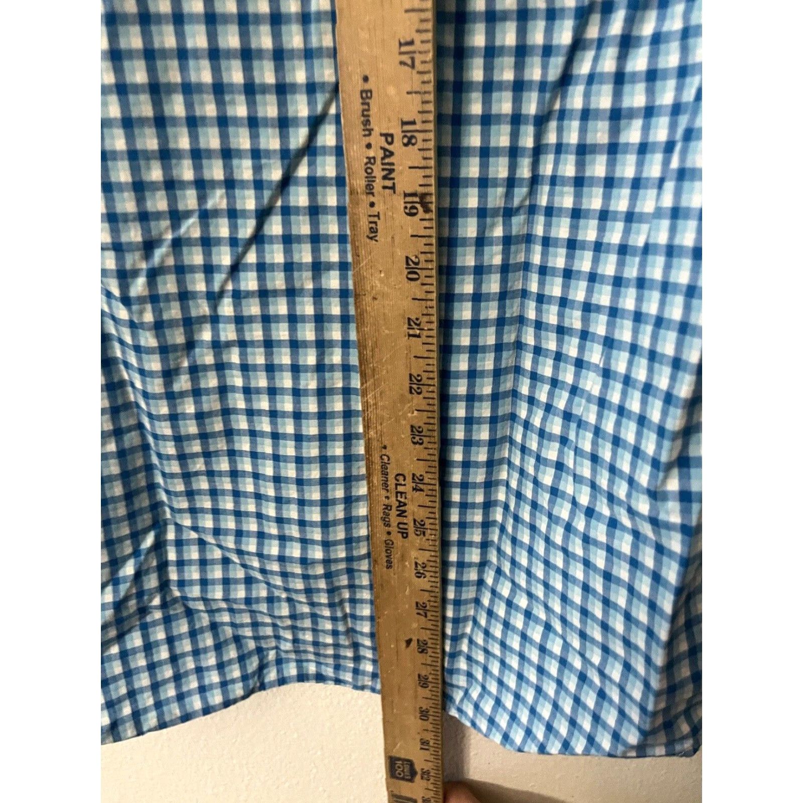 Banana Republic VINTAGE Banana Republic Men Button-Down Shirt Cotton Blue Plaid Long Sleeve Slim Fit M Size US M / EU 48-50 / 2 - 5 Thumbnail