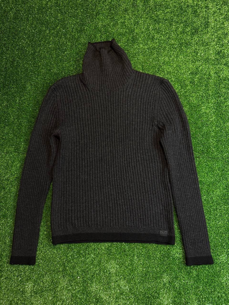 Dolce & Gabbana DOLCE & GABBANA Turtleneck Kneeted Sweater Vintage 90s Size US M / EU 48-50 / 2 - 1 Thumbnail