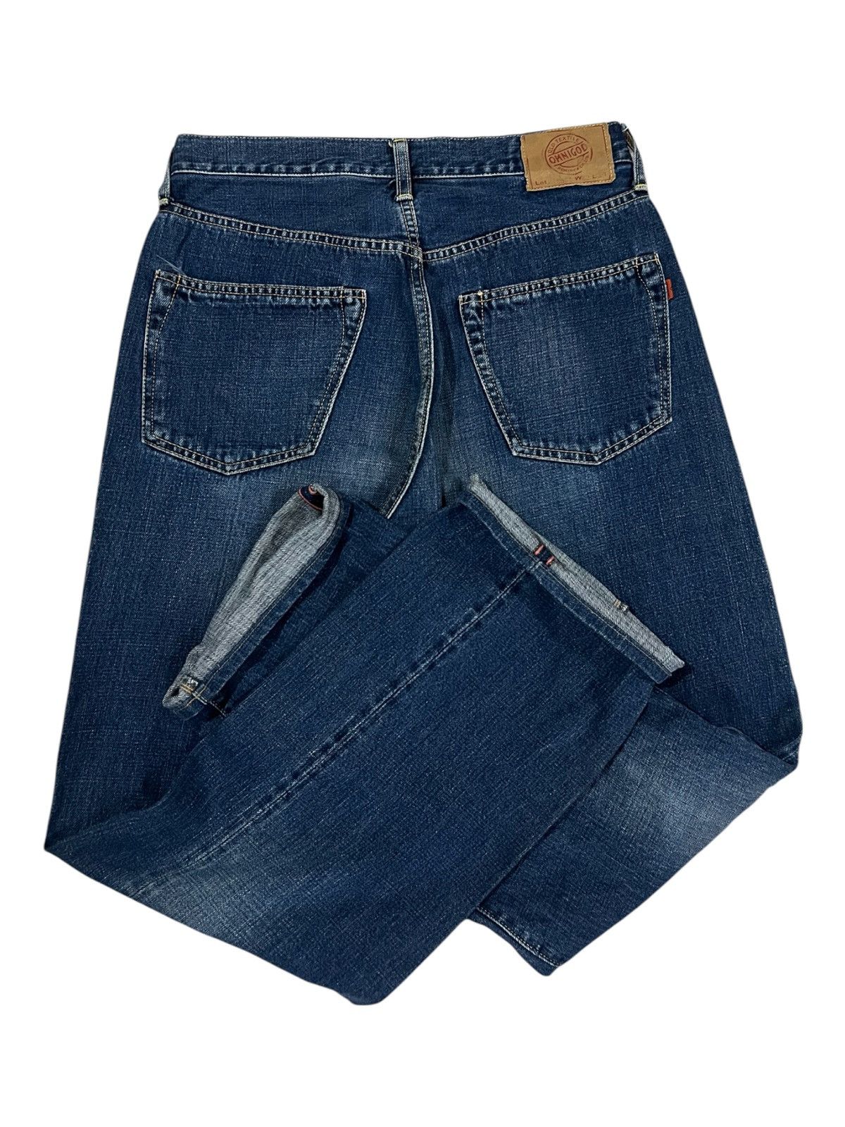 Indigo × OMNIGOD × Oni Vintage Omnigod 🇯🇵 Selvaged Indigo Denim Jeans Regular Fit Size US 31 - 1 Thumbnail