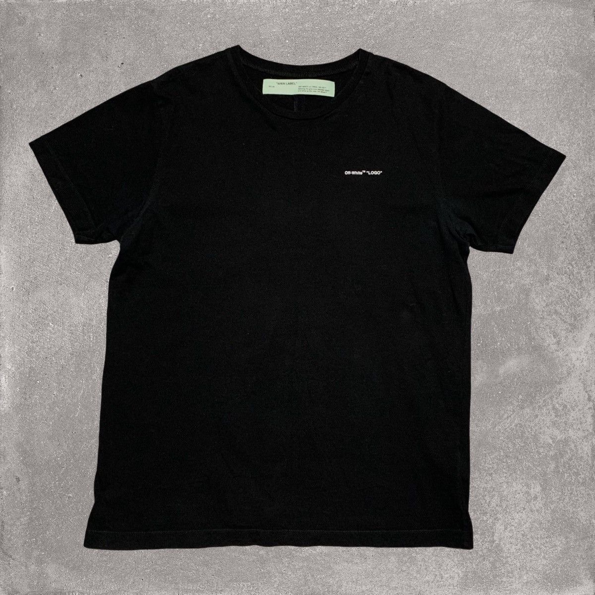 Off-White Black Logo T-Shirt | Grailed