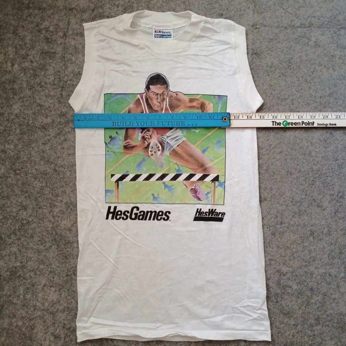 Hanes HesWare HesGames Men Shirt S White Commodore 64 Muscle Sleeveless Tank Deadstock Size US S / EU 44-46 / 1 - 4 Thumbnail