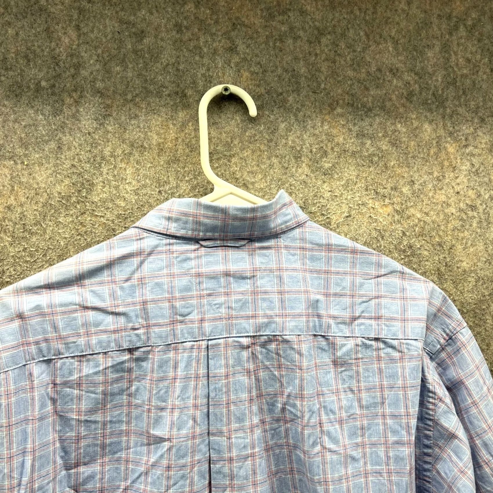 Tommy Hilfiger VINTAGE Tommy Hilfiger Shirt Mens Small Blue Pink Button Down Plaid Pocket 90s Size US S / EU 44-46 / 1 - 4 Thumbnail