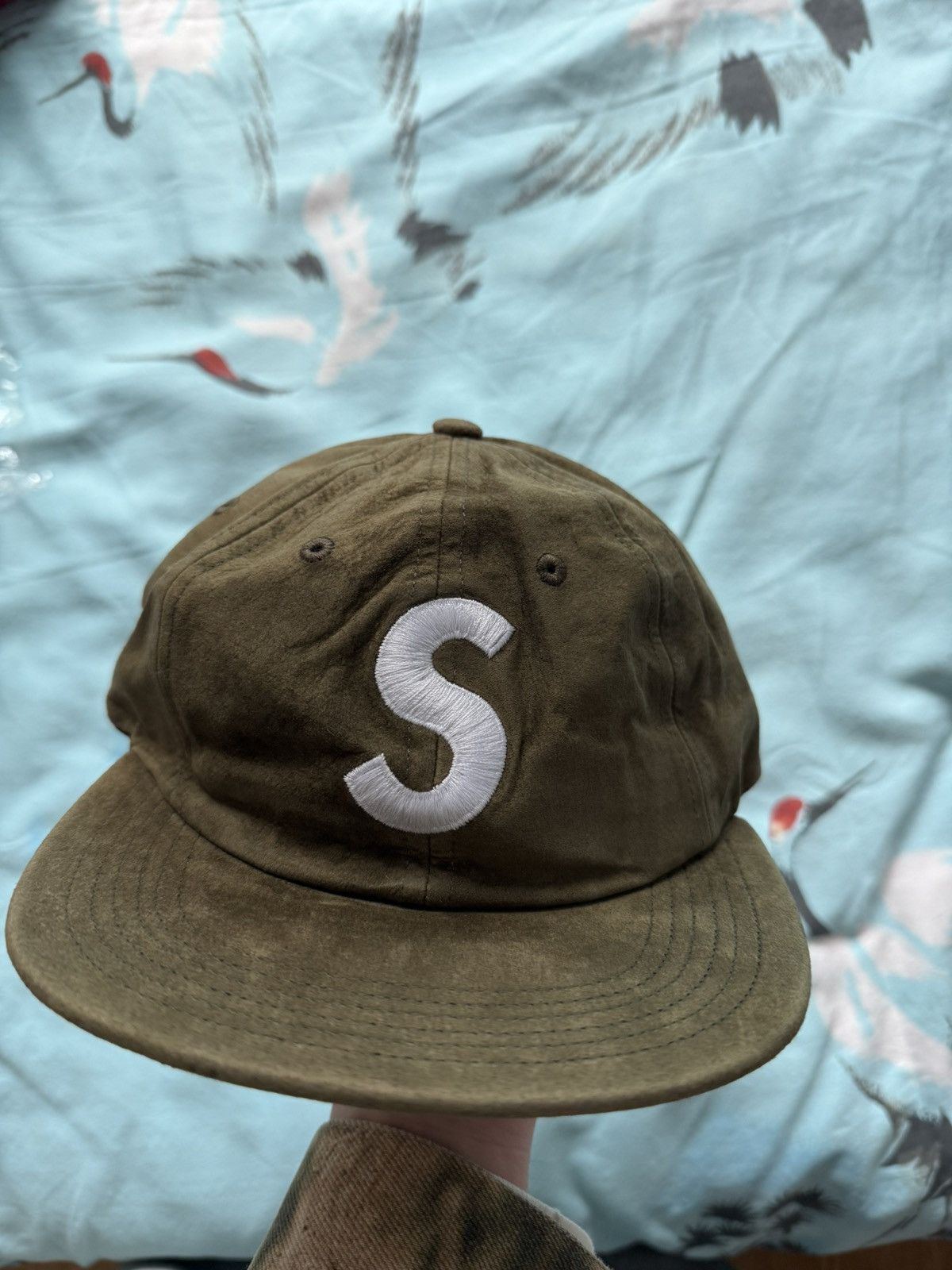 Supreme Supreme Leather Applique 6 panel hat | Grailed