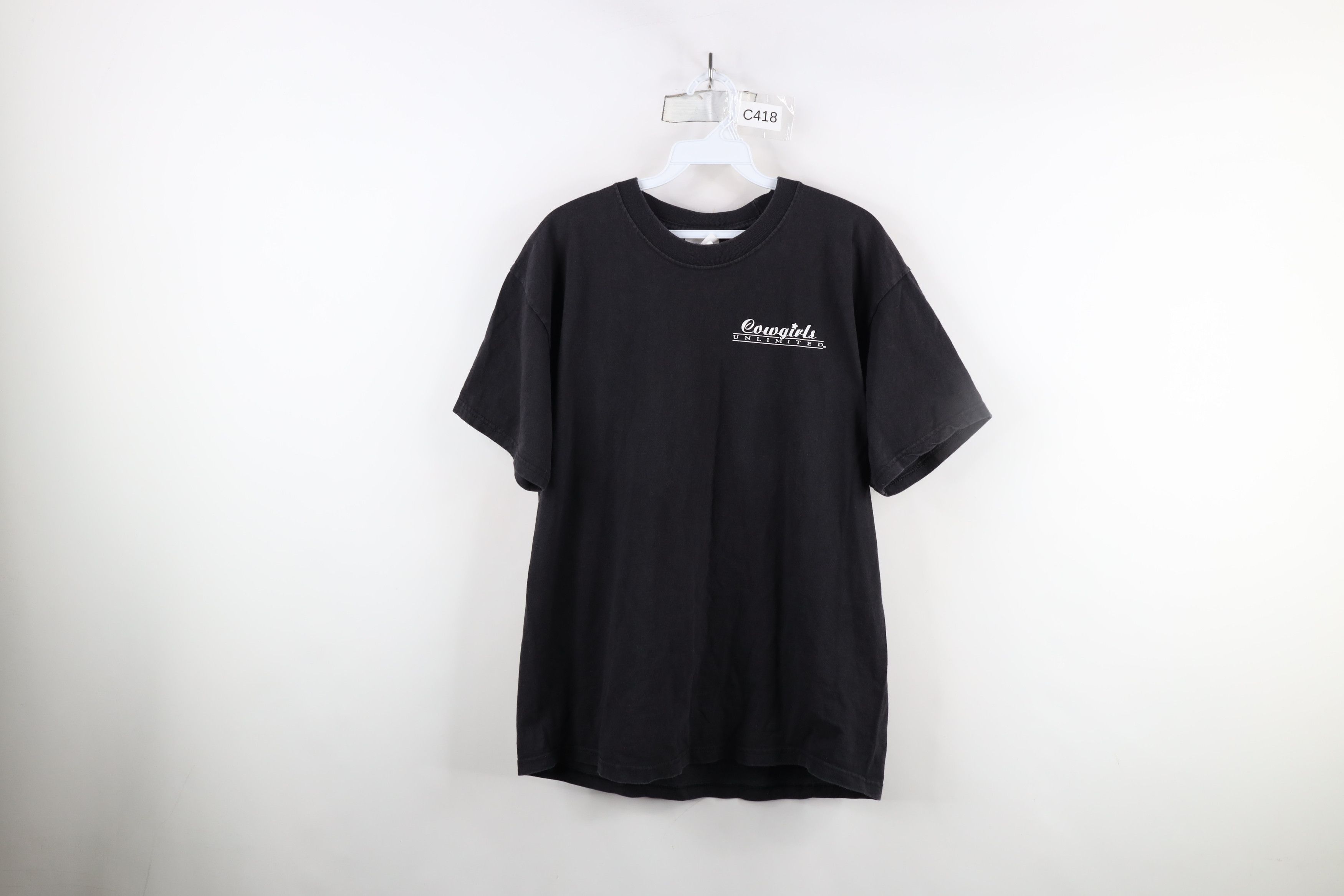 Vintage Vintage 90s Y2K Western Cowgirls Unlimited Horse T-Shirt Size L / US 10 / IT 46 - 1 Thumbnail