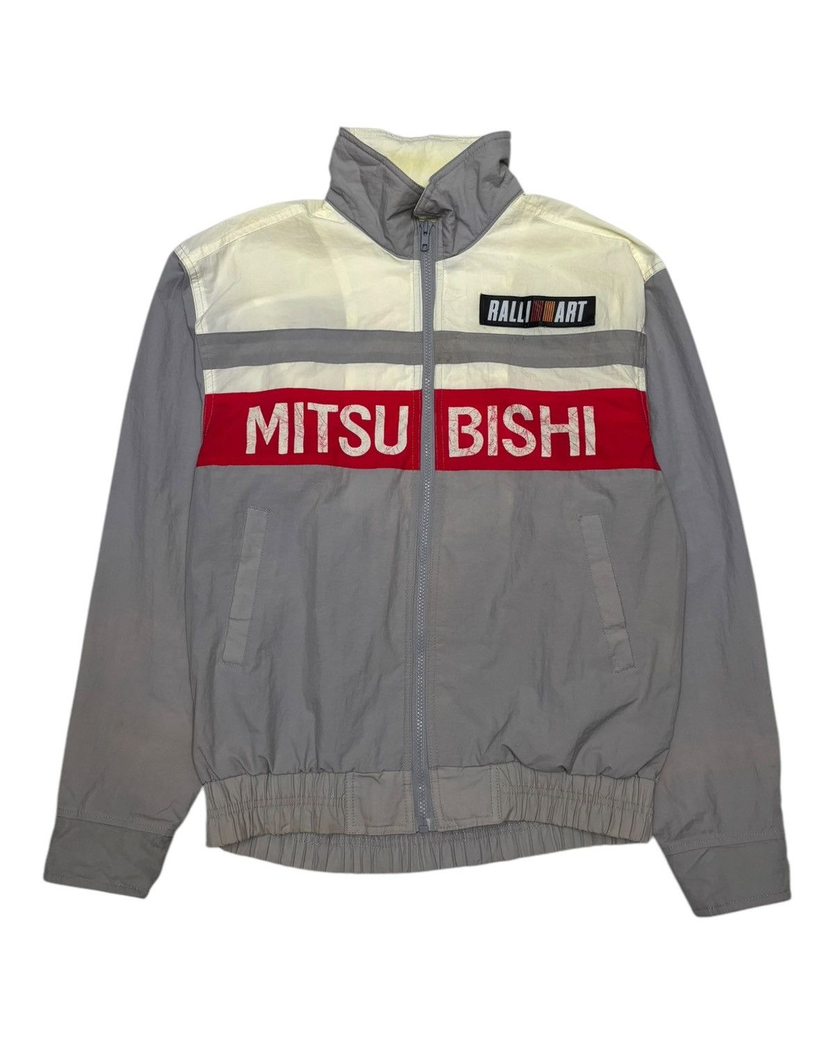 Honda 🔥VINTAGE MITSUBISHI RALLIART RACING BOMBER LIGHT JACKET Size US L / EU 52-54 / 3 - 6 Thumbnail