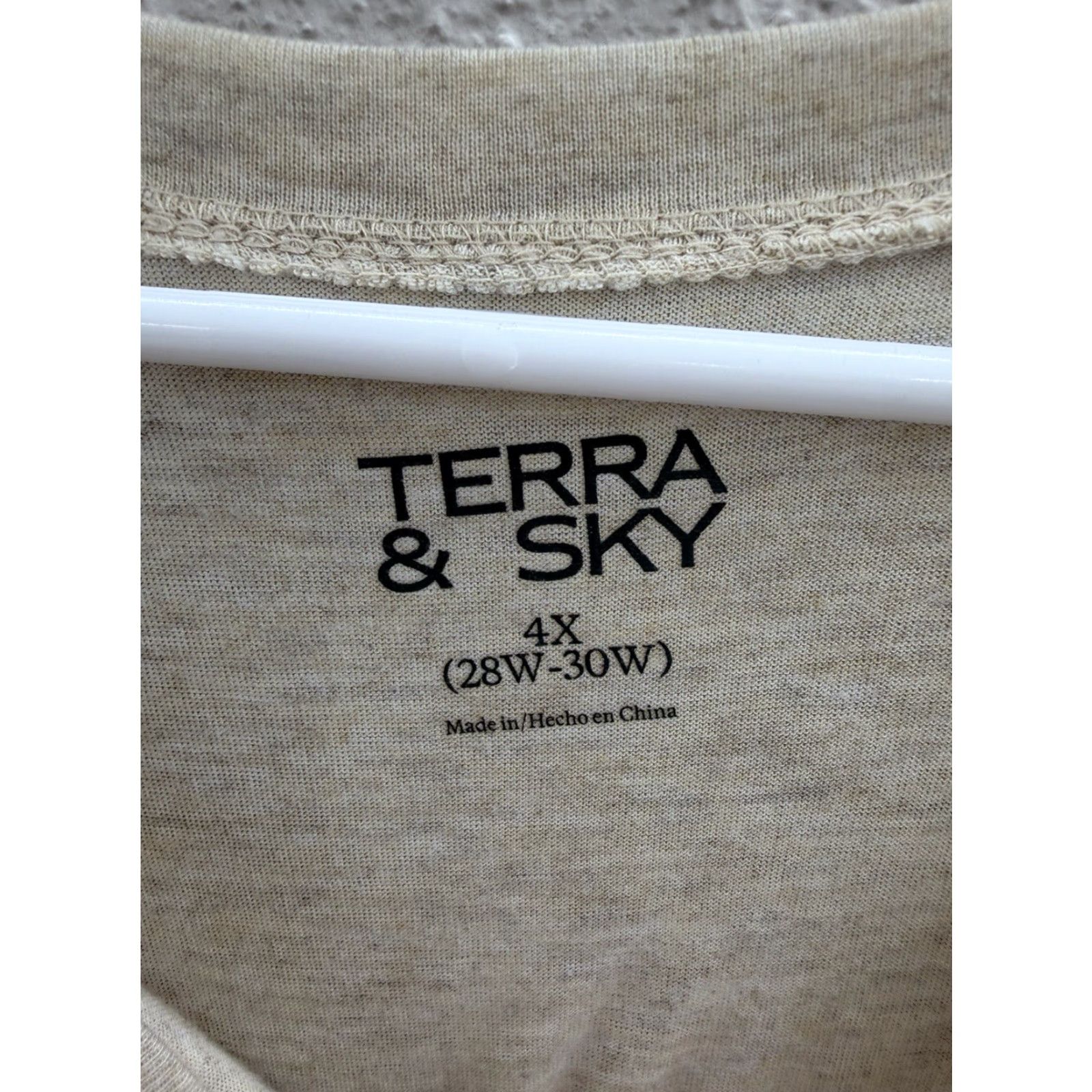 Vintage Terra & Sky Womens Shirt Size 4X Ride Out West Velvet Letters Short Sleeve Brown 4X Shirt Womens Plus Casual Sleeve V-Neck Tea & Sky? Size XXL / US 16-18 / IT 52-54 - 5 Thumbnail