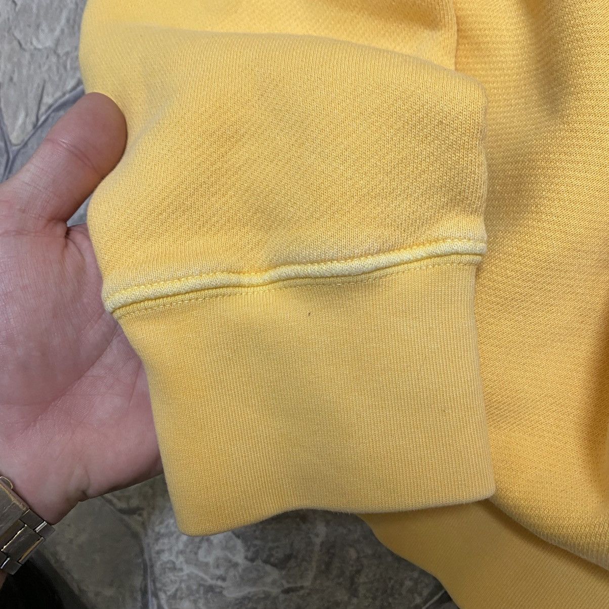 Palm Angels Palm Angels Sweatshirt Big logo Yellow Size US S / EU 44-46 / 1 - 9 Thumbnail
