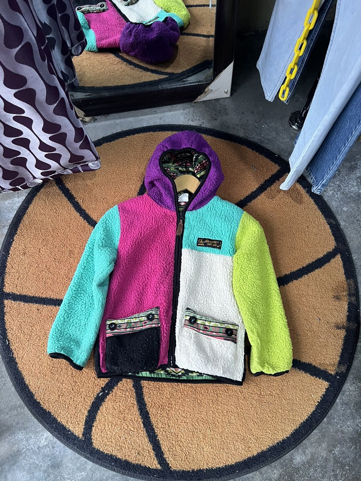 Japanese Brand 🔥Grip Glapp Deep Pile Sherpa Jacket Size XS / US 0-2 / IT 36-38 - 2 Thumbnail