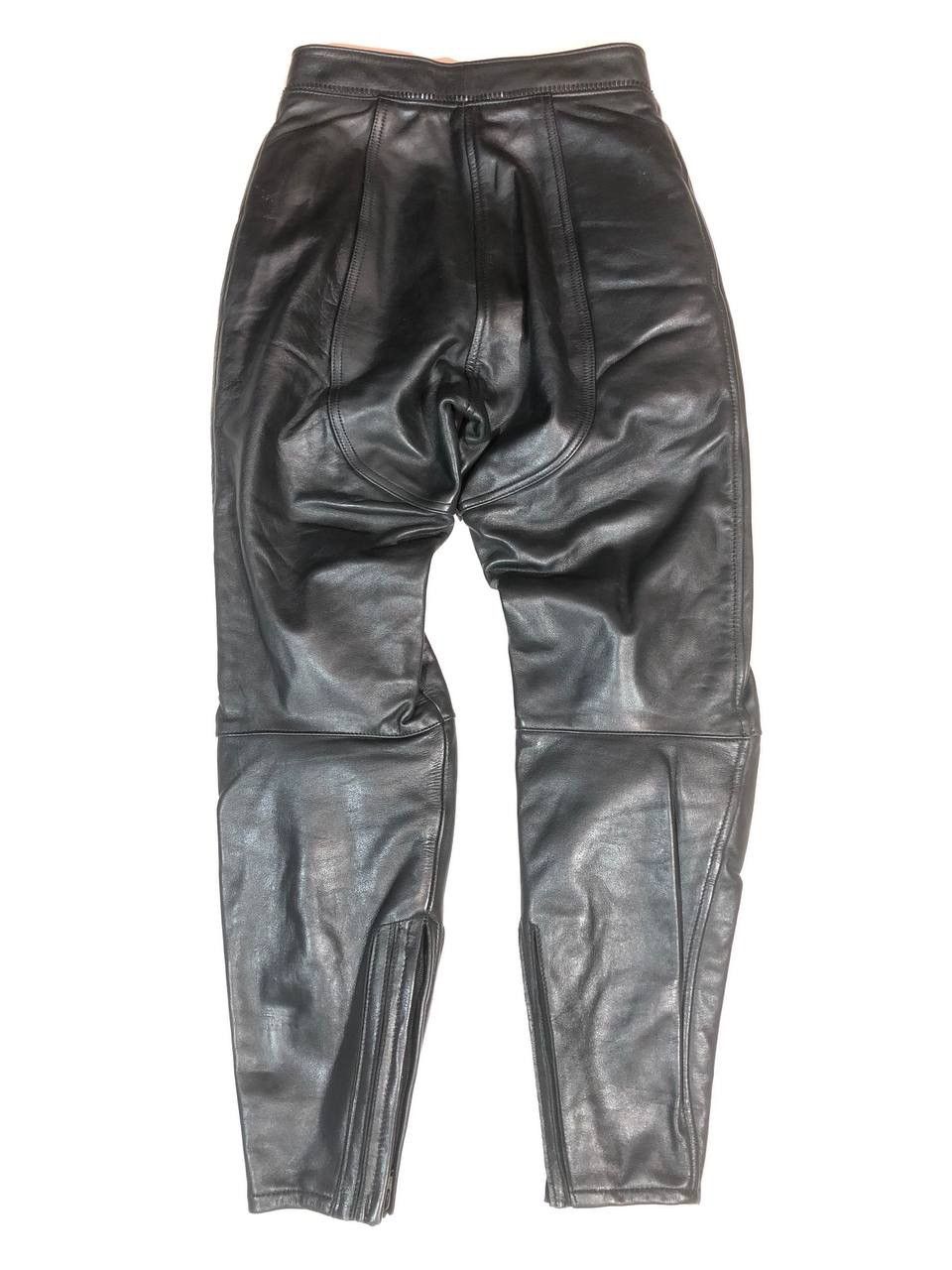 Leather × Vintage Polo Vintage Rare Racing Moto Leather Pants Vintage Size US 29 - 6 Thumbnail