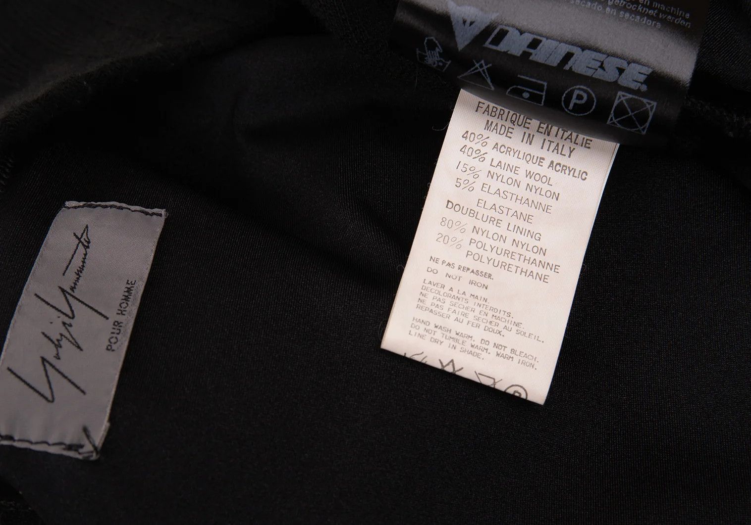 Yohji Yamamoto Yohji Yamamoto x Dainese Driver's Knit Black 48 Size US M / EU 48-50 / 2 - 16 Thumbnail