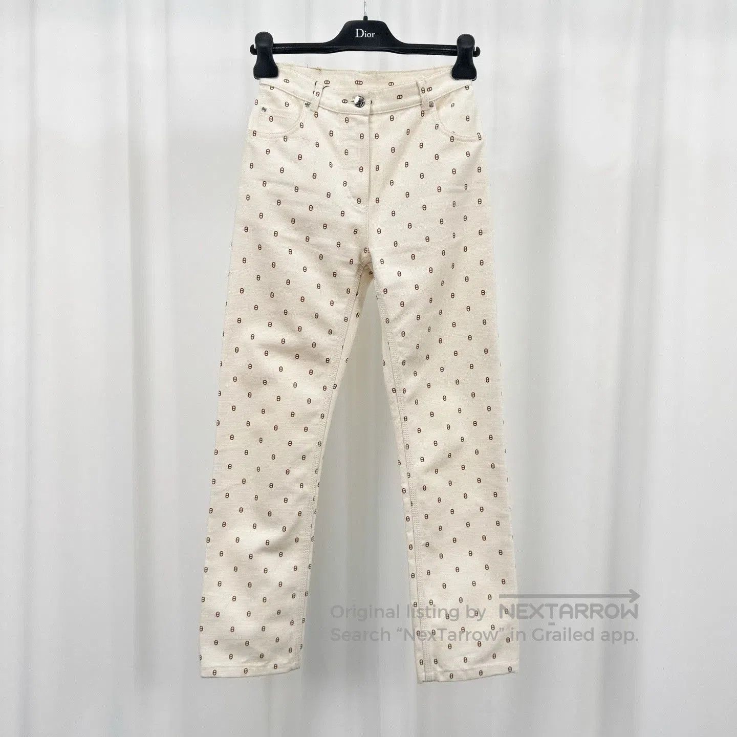 Hermes Hermes Pig Nose All-Over Print Jeans. Size US 34 / EU 50 - 1 Thumbnail