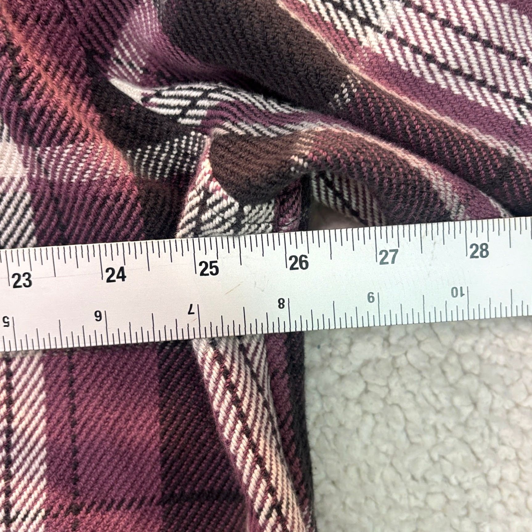The North Face The North Face Plaid Flannel Shirt 2XL Mens Purple Plaid Button-Up Valley Twill Shacket Overshirt Size US XXL / EU 58 / 5 - 7 Thumbnail