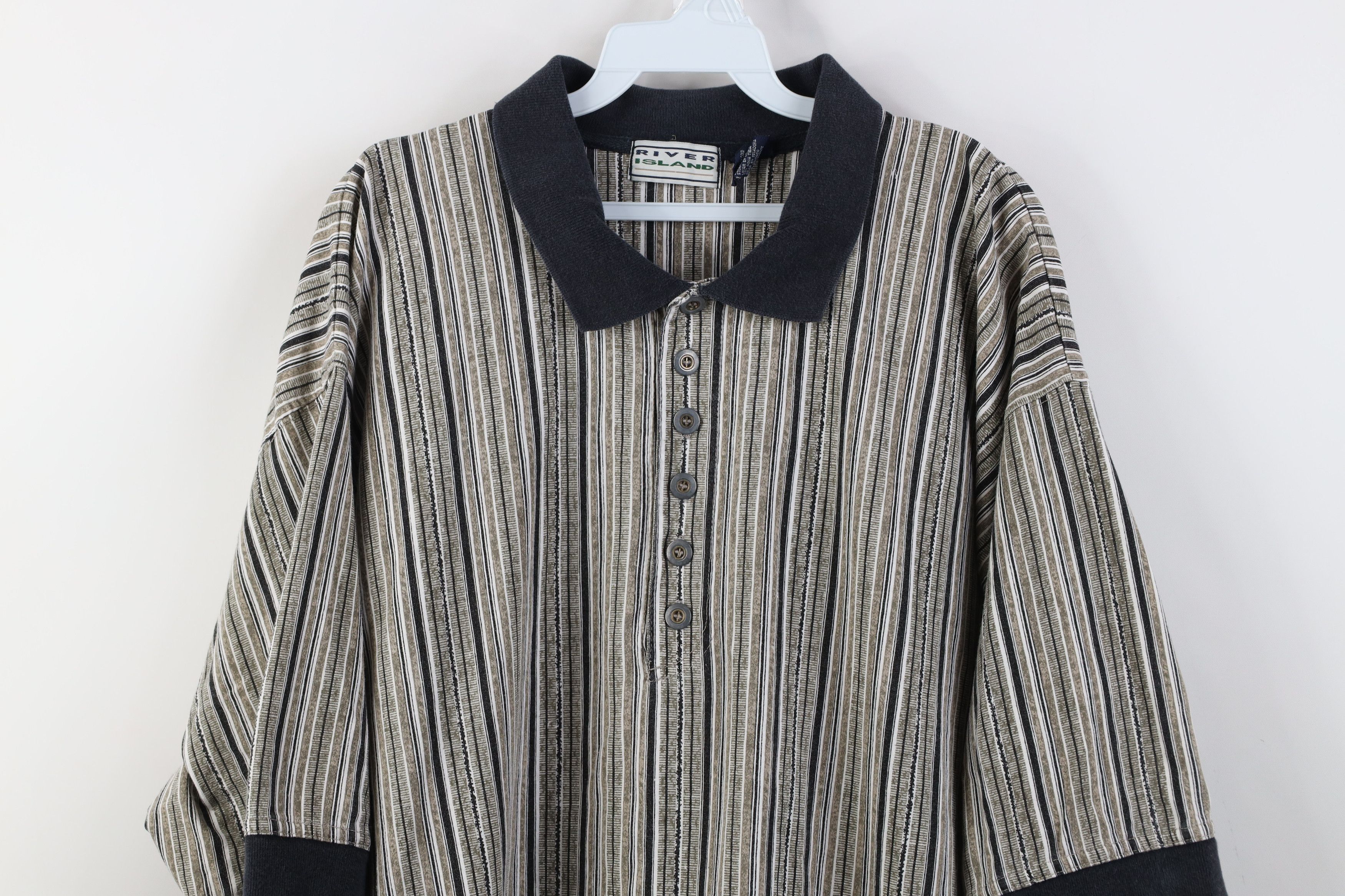 Vintage Vintage 90s Streetwear Fit Collared Golf Polo Shirt Earth Size US XXL / EU 58 / 5 - 2 Thumbnail