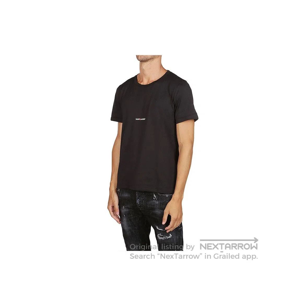 Saint Laurent Paris Saint Laurent Small Logo T-Shirt Size M. Size US M / EU 48-50 / 2 - 9 Thumbnail