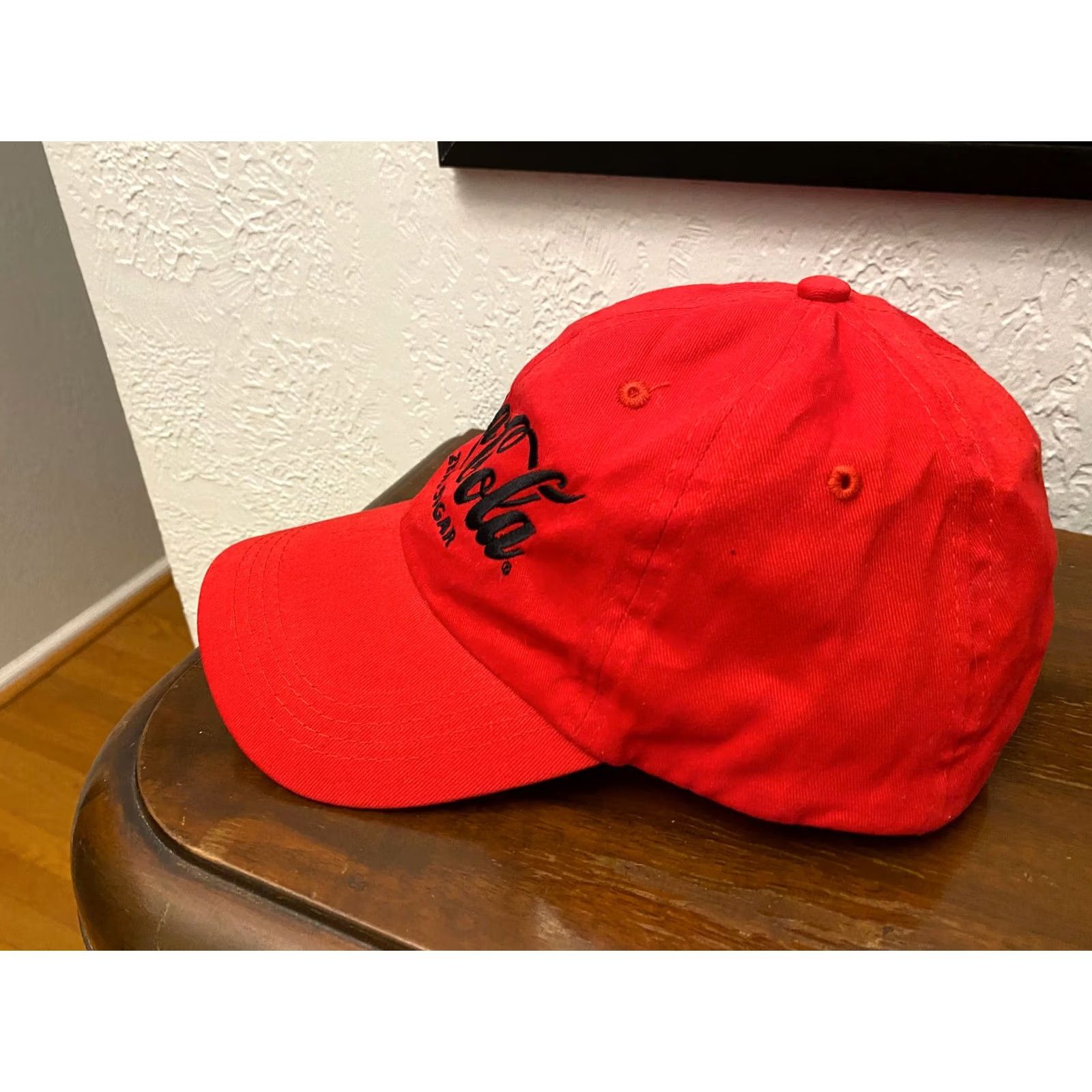 Vintage Coca-Cola Red Baseball Cap Adjustable Hat Men Embroidered Logo Cotton Summer Casual Classic Size ONE SIZE - 3 Thumbnail