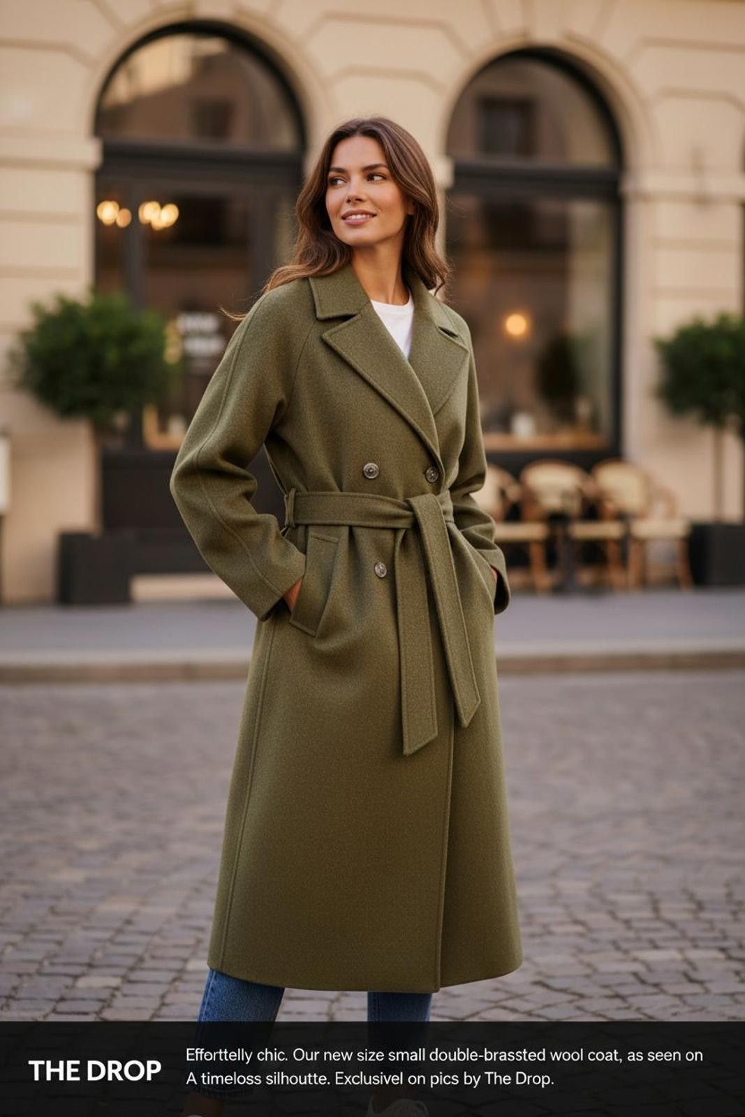 Other The Drop Women's Jessy Elongated Overcoat Size S / US 4 / IT 40 - 2 Thumbnail