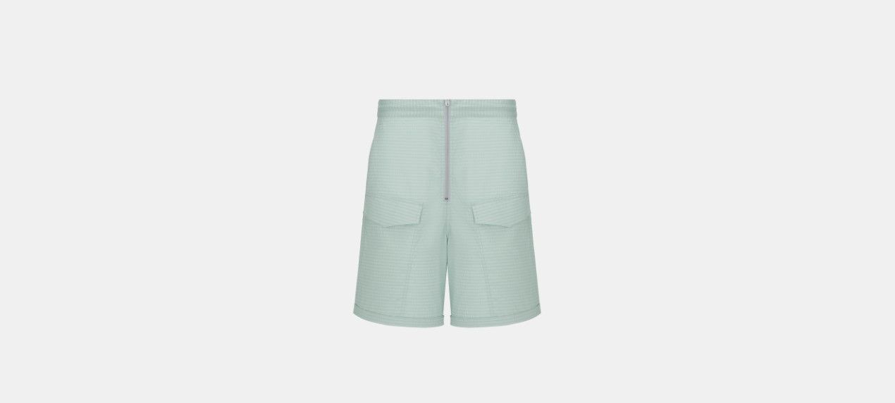 Dior o1w1db10824 Bermuda Shorts in Sea Green Size US 36 / EU 52 - 1 Thumbnail