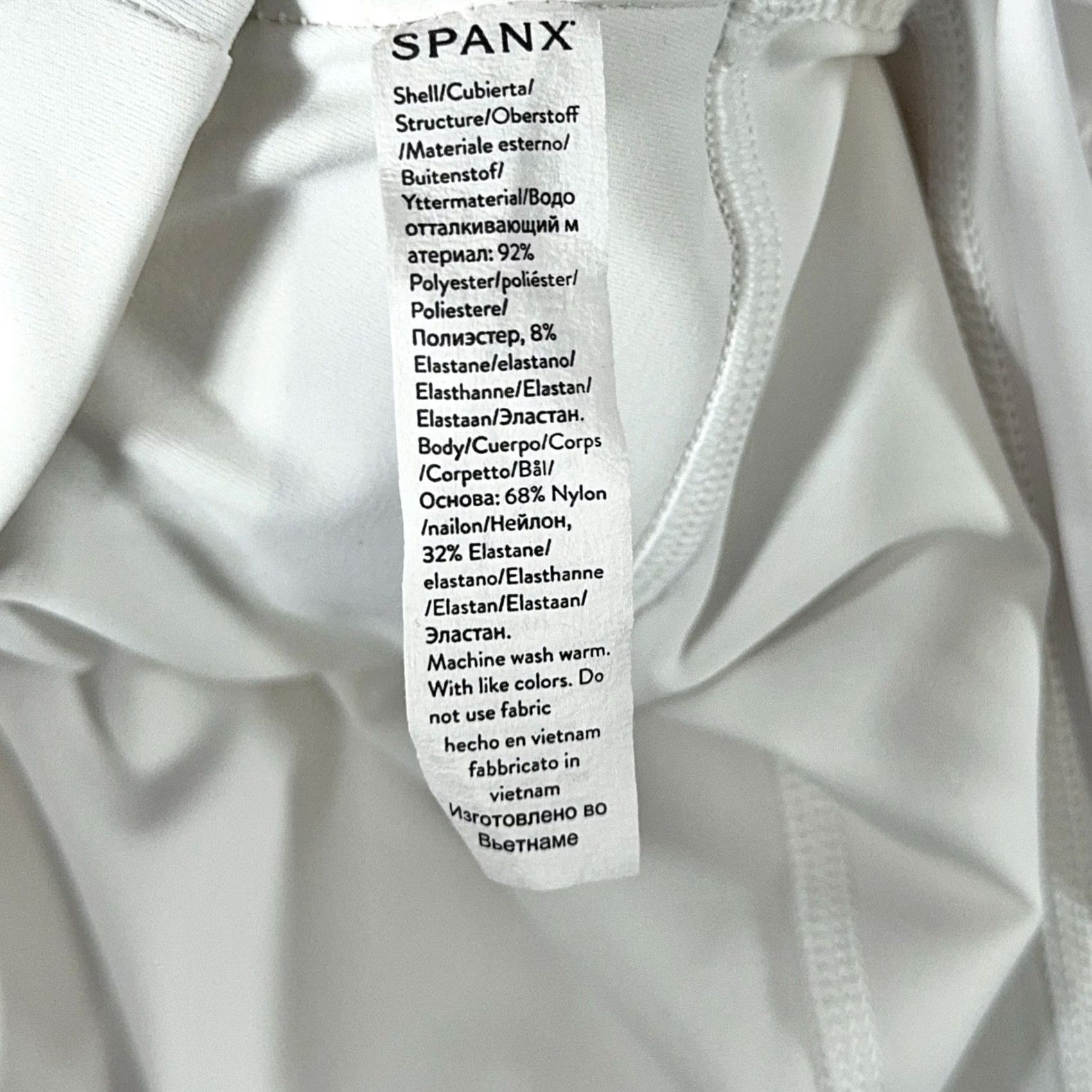 Spanx Spanx Shorts Get Moving Pleated Skort 14" Womens Large White Shape Tennis Skirt Size 36" / US 14 / IT 50 - 7 Thumbnail