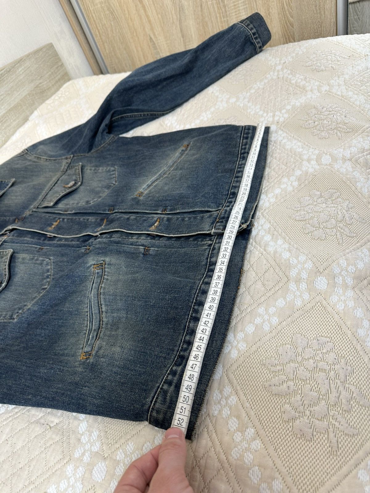John Varvatos 🔥 John Varvatos Vintage Denim Jacket Collection Design Y2K Size US L / EU 52-54 / 3 - 15 Thumbnail