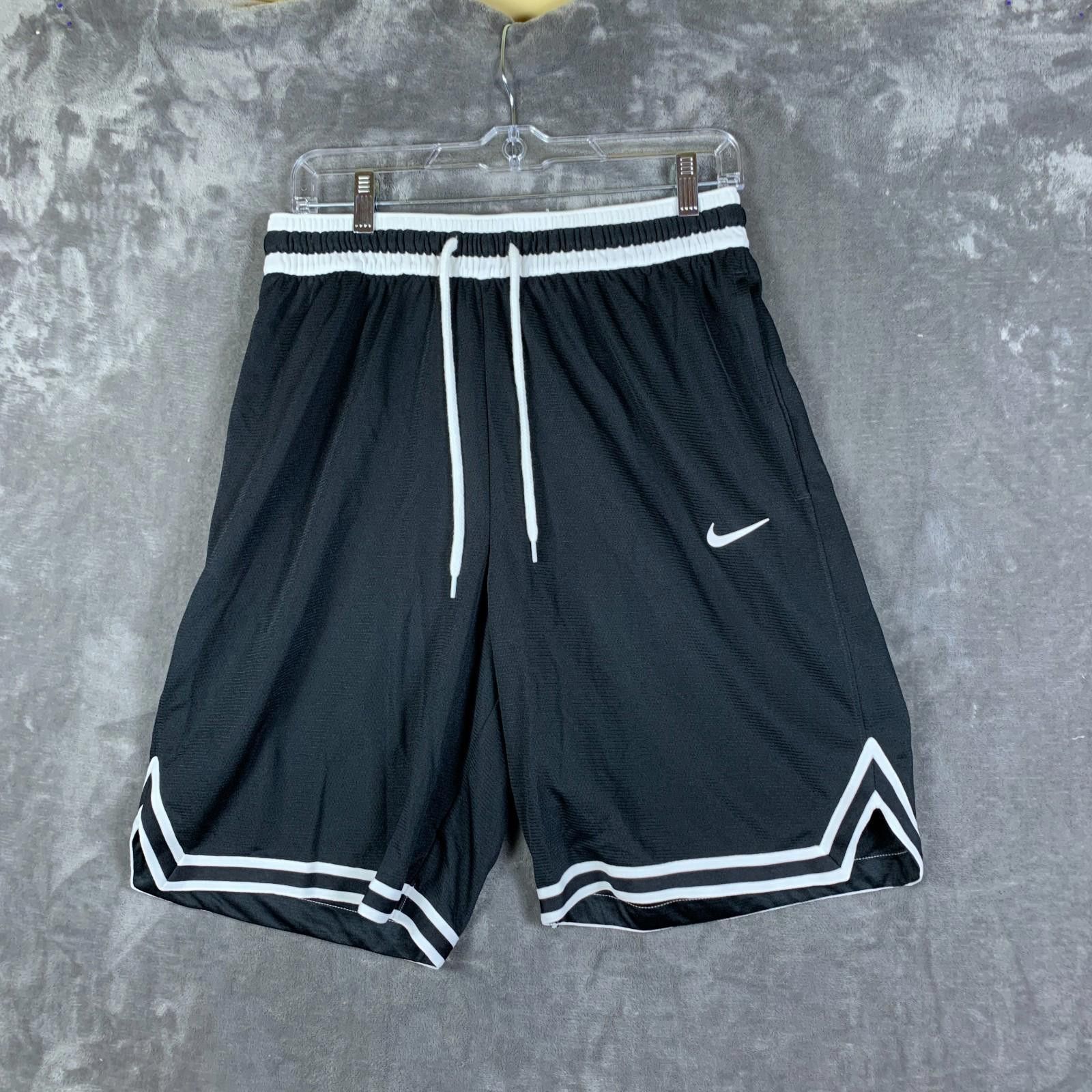 Nike Nike Dri-FIT DNA Black Wht Trim Mens Bball Shorts Sz. M (330 Size US 32 / EU 48 - 1 Thumbnail