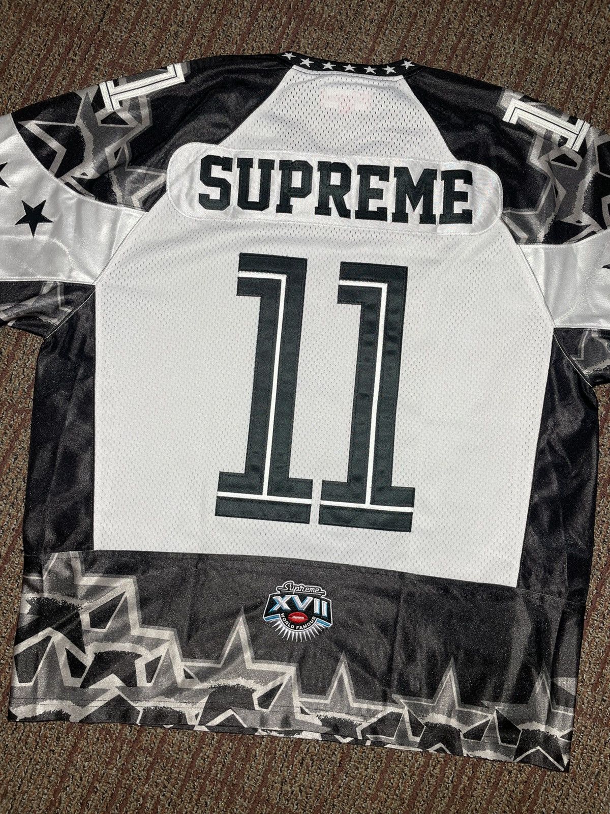 Supreme Supreme Stars Football Jersey (Medium) Size US M / EU 48-50 / 2 - 4 Thumbnail