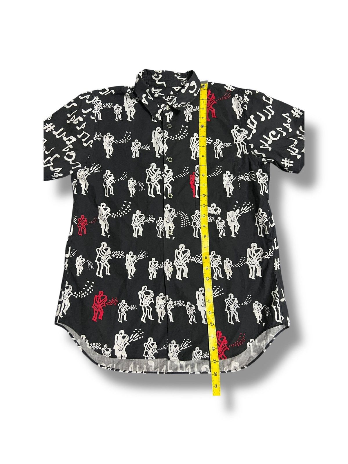 Comme des Garcons Black BLACK COMME des GARÇONS Short Sleeve Shirt Button Up Size US M / EU 48-50 / 2 - 11 Thumbnail