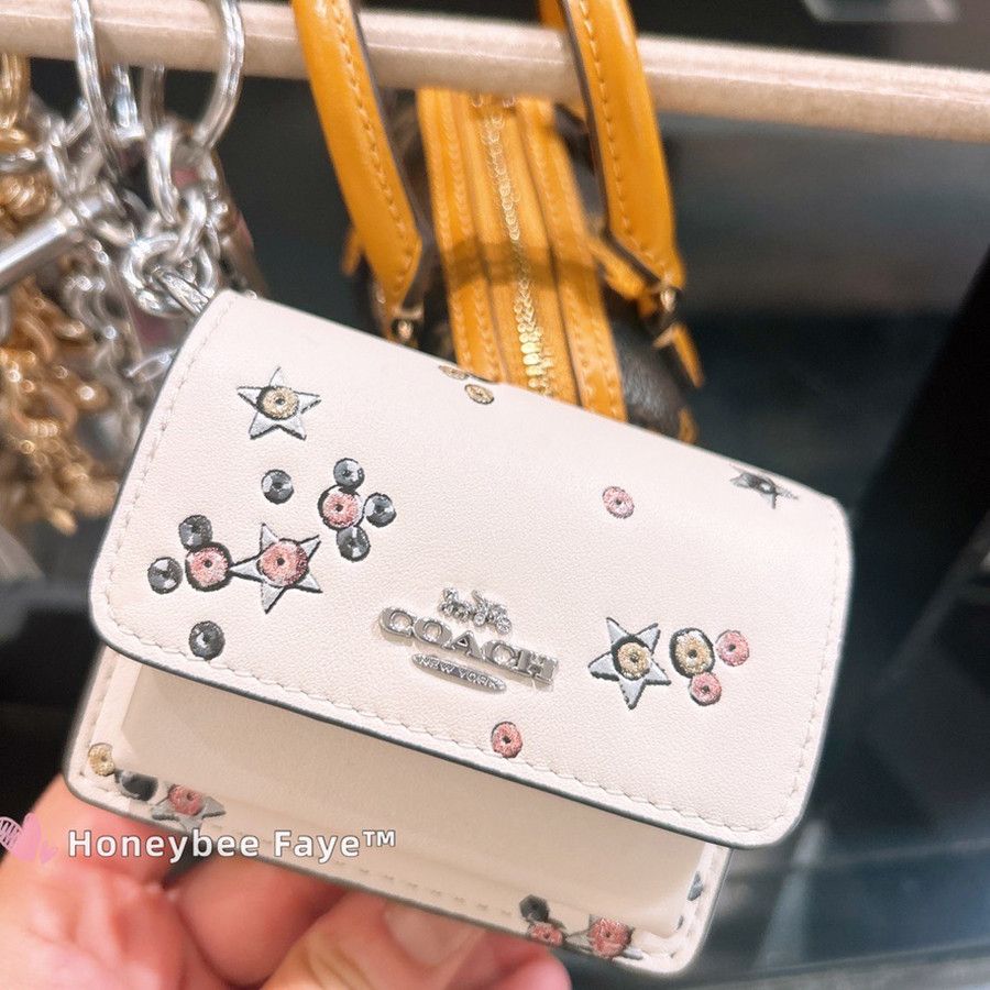 Coach Klare Bag Charm With Star Print CCF23 Size ONE SIZE - 3 Thumbnail