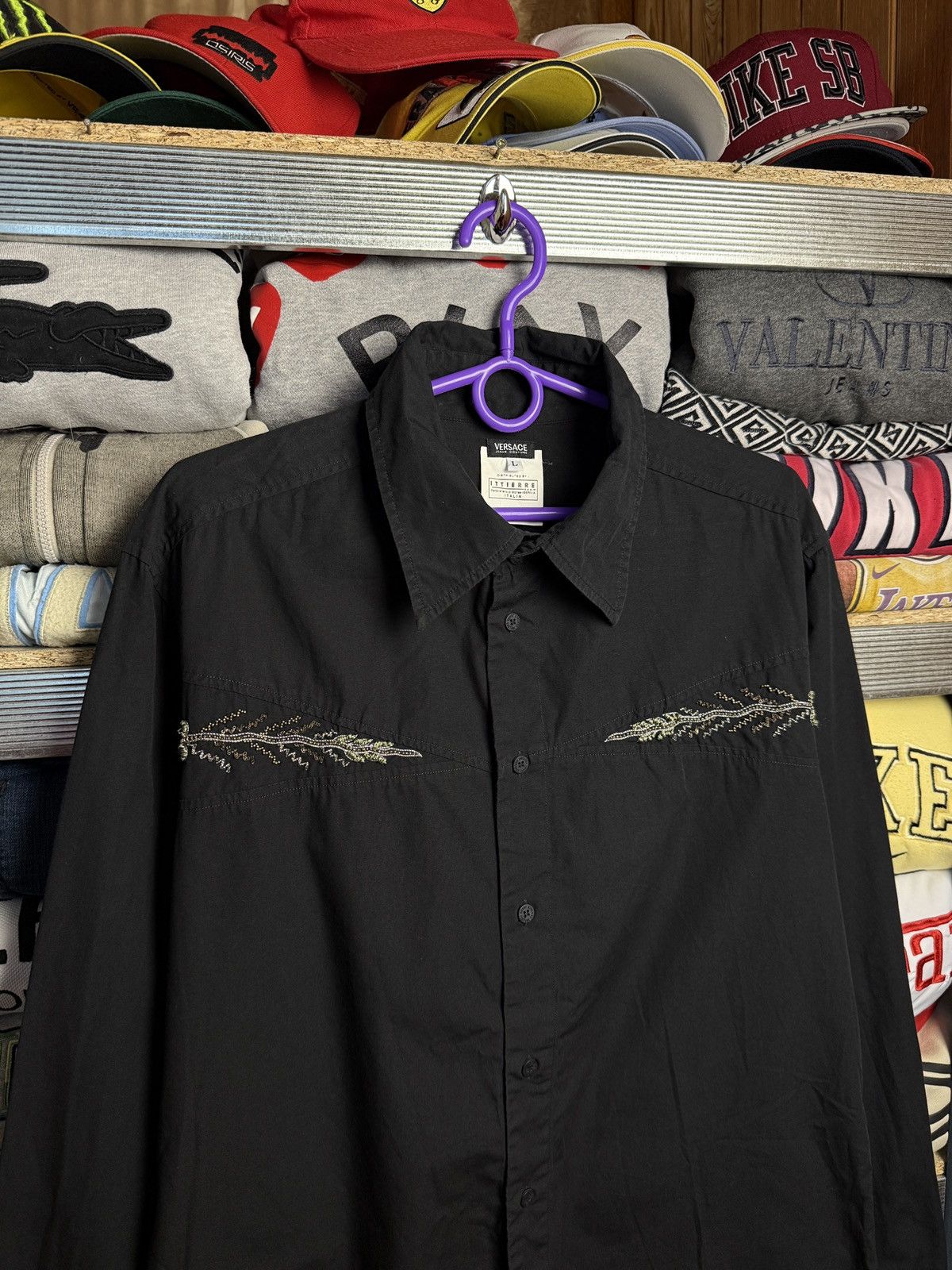 Versace Jeans Couture Versace Jeans Couture Luxury Crazy Shirt Size L Size US L / EU 52-54 / 3 - 3 Thumbnail