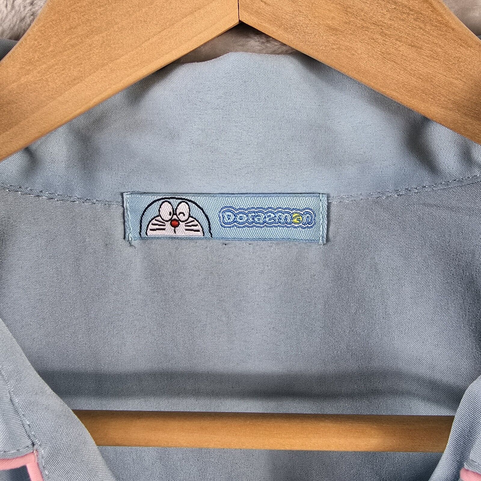 Other Doraemon Manga Anime Robotic Cat Shirt Sleep Wear Button Dwn Size ONE SIZE - 7 Thumbnail