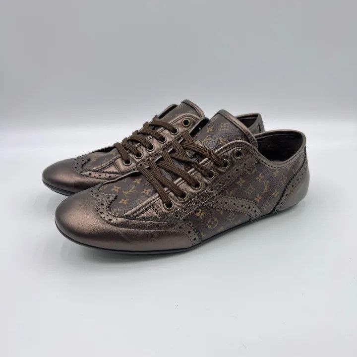 Louis Vuitton Louis Vuitton Classic Brown Casual Lace-Up Sneakers -2508 Size US 6.5 / EU 39-40 - 1 Thumbnail